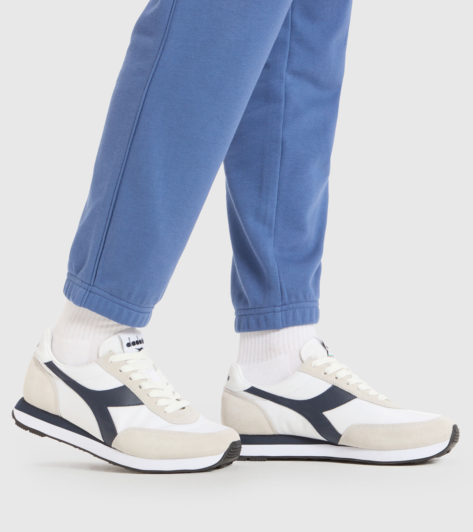 Sports shoe - Unisex KOALA WHITE/BLUE DENIM - Diadora