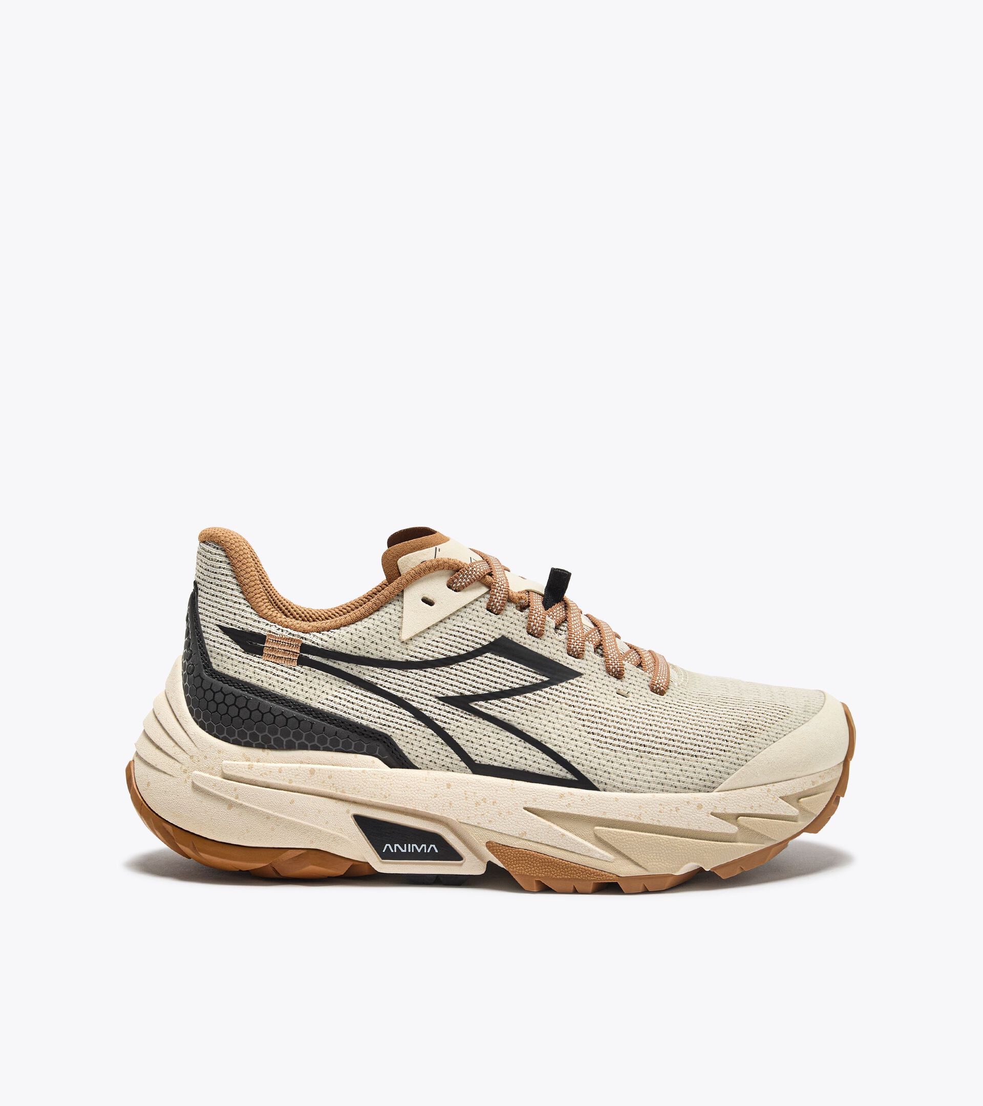 Trail running shoe - All-Gender SESTRIERE-XT 2 WHISPER WHITE/BLACK/BISCUIT - Diadora