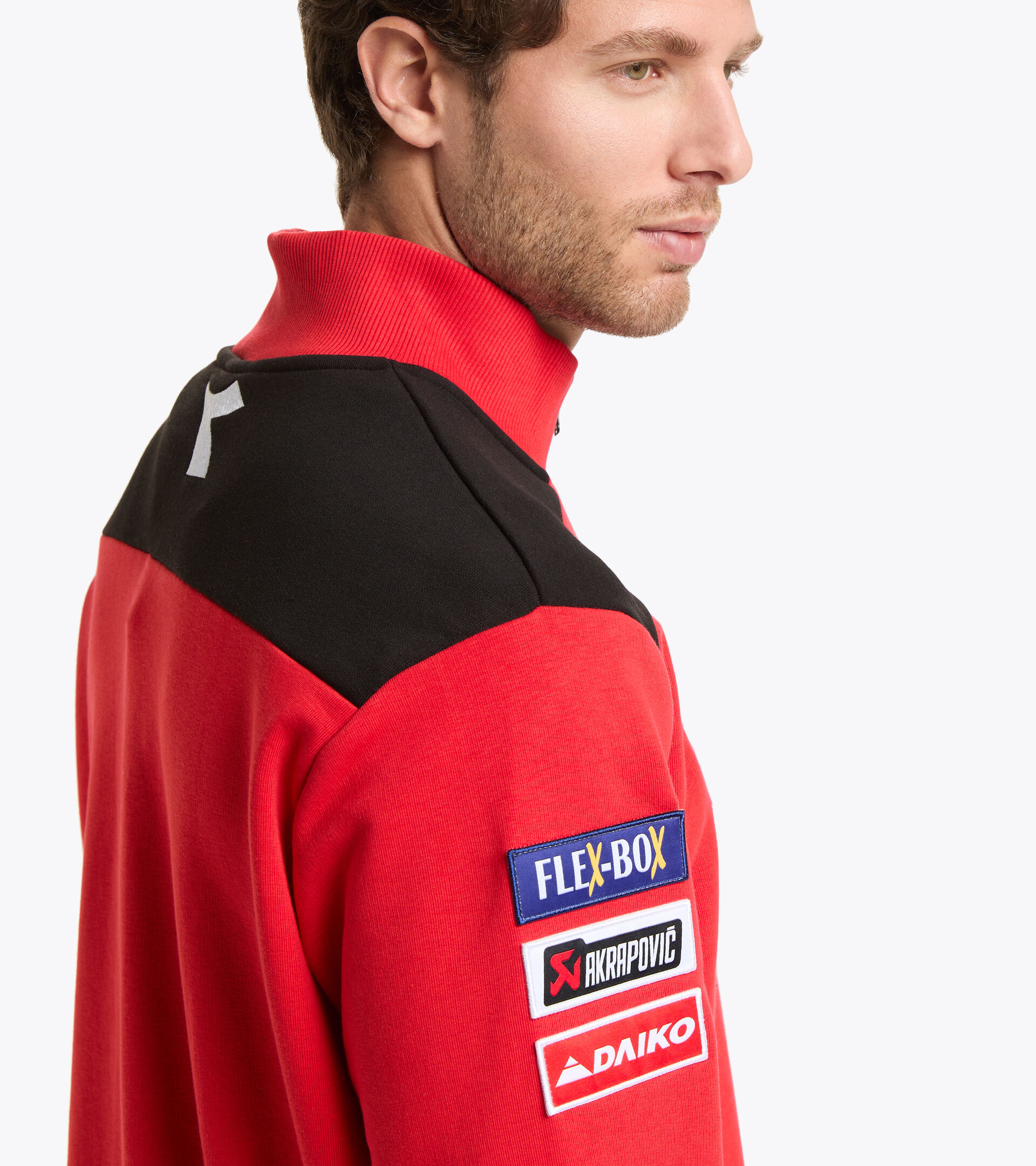 Sweat-shirt demi-zippé au style sportif réplique Ducati MotoGP 22 - Homme
HALF-ZIP DUCATI REPLICA MGP22 DUCATI MGP ROUGE/NOIR - Diadora