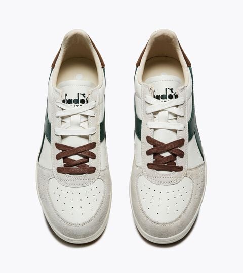 Heritage Leather Sneaker - All-gender B.ELITE SPORTY WHITE/PINENEEDLE - Diadora