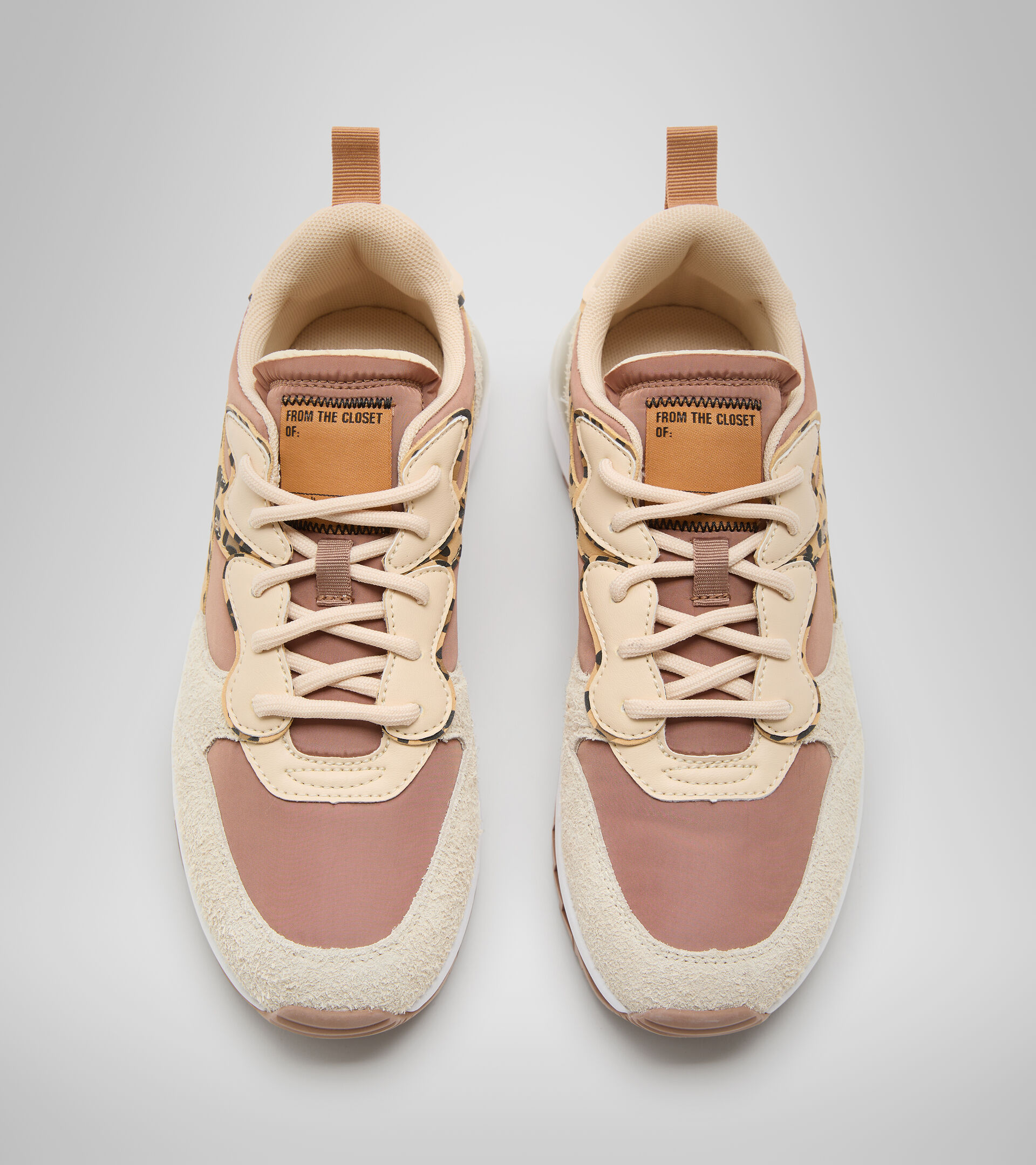 Sports shoes - Women JOLLY ANIMALIER BEAVER FUR/PARCHMENT - Diadora