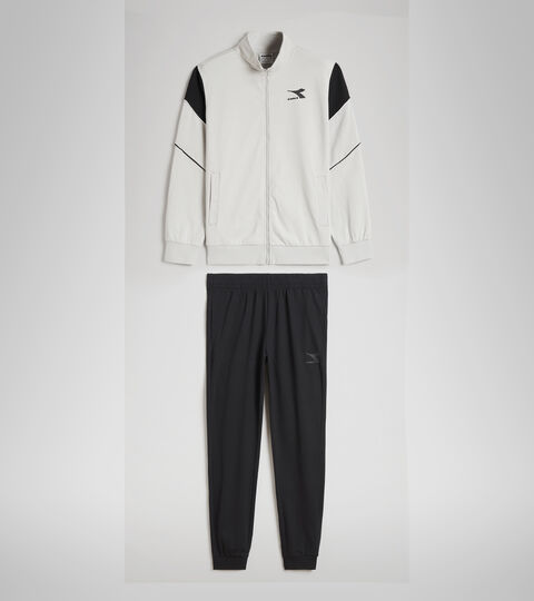 TRACKSUIT FZ CORE, GREY ROCK Cotton jersey tracksuit - Men TRACKSUIT FZ CORE GREY ROCK - Diadora