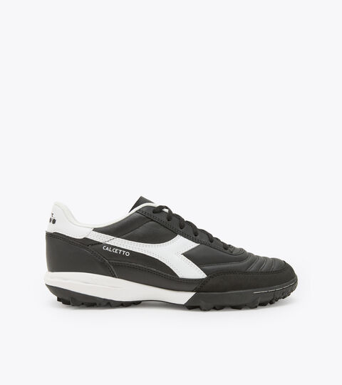 Futsal boot - Specific outsole for synthetic/hard grounds CALCETTO II LT TF NOIR/BLANC - Diadora
