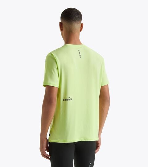 Sports t-shirt - Men RUN SS T-SHIRT SHADOW LIME - Diadora