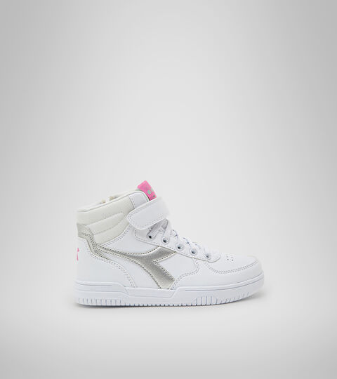 Footwear Sport BAMBINO RAPTOR MID PS BIANCO/ARGENTO Diadora