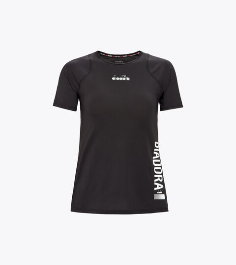 T-shirt da running - Donna L. SUPER LIGHT SS T-SHIRT BE ONE NERO - Diadora