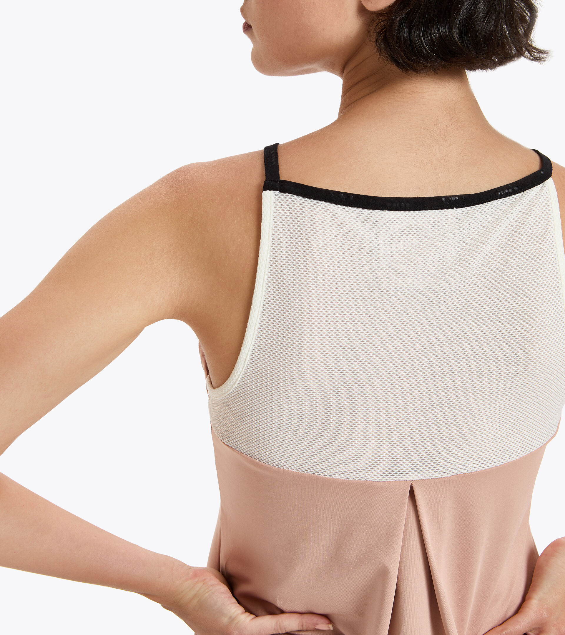Apparel Sport DONNA L. DRESS CLAY MAHOGANY ROSE/WHISPER WHITE Diadora
