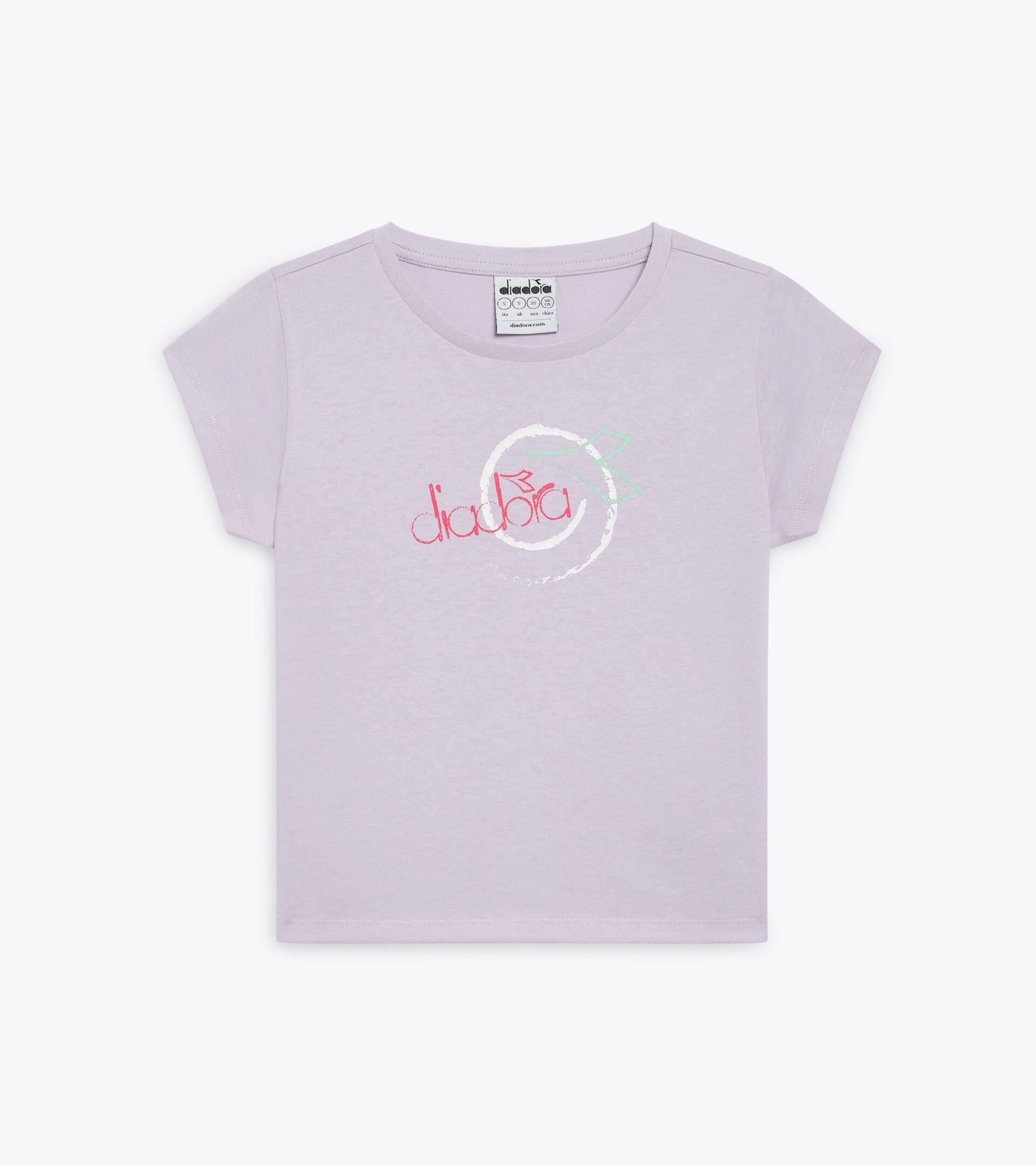 Cotton t-shirt - Girls JG. T-SHIRT SS GRAFFITI THISTLE - Diadora