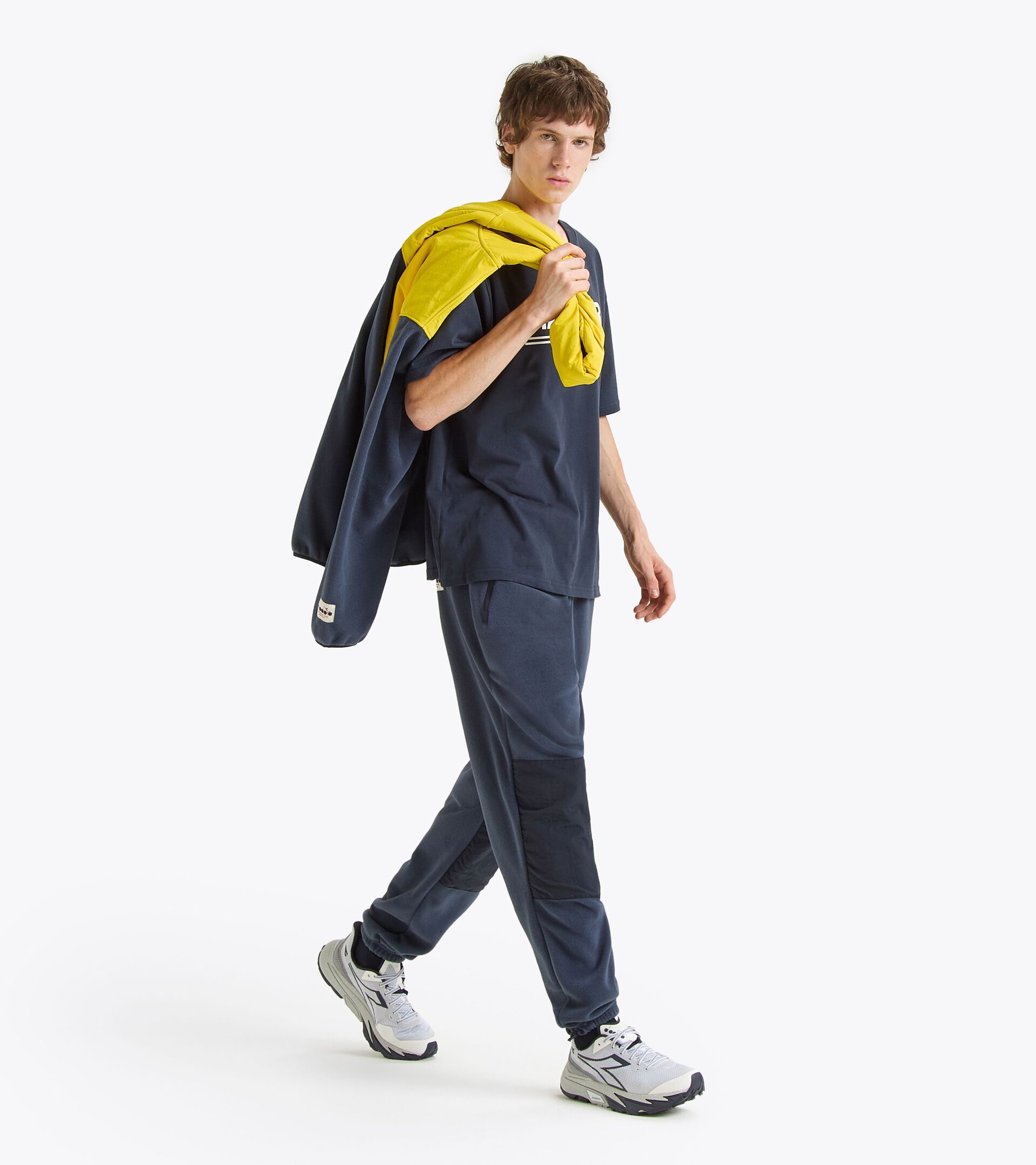 Legacy sporty pants - Made in Italy - All-Gender
 PANTS SHERPA LEGACY BLUE DENIM - Diadora