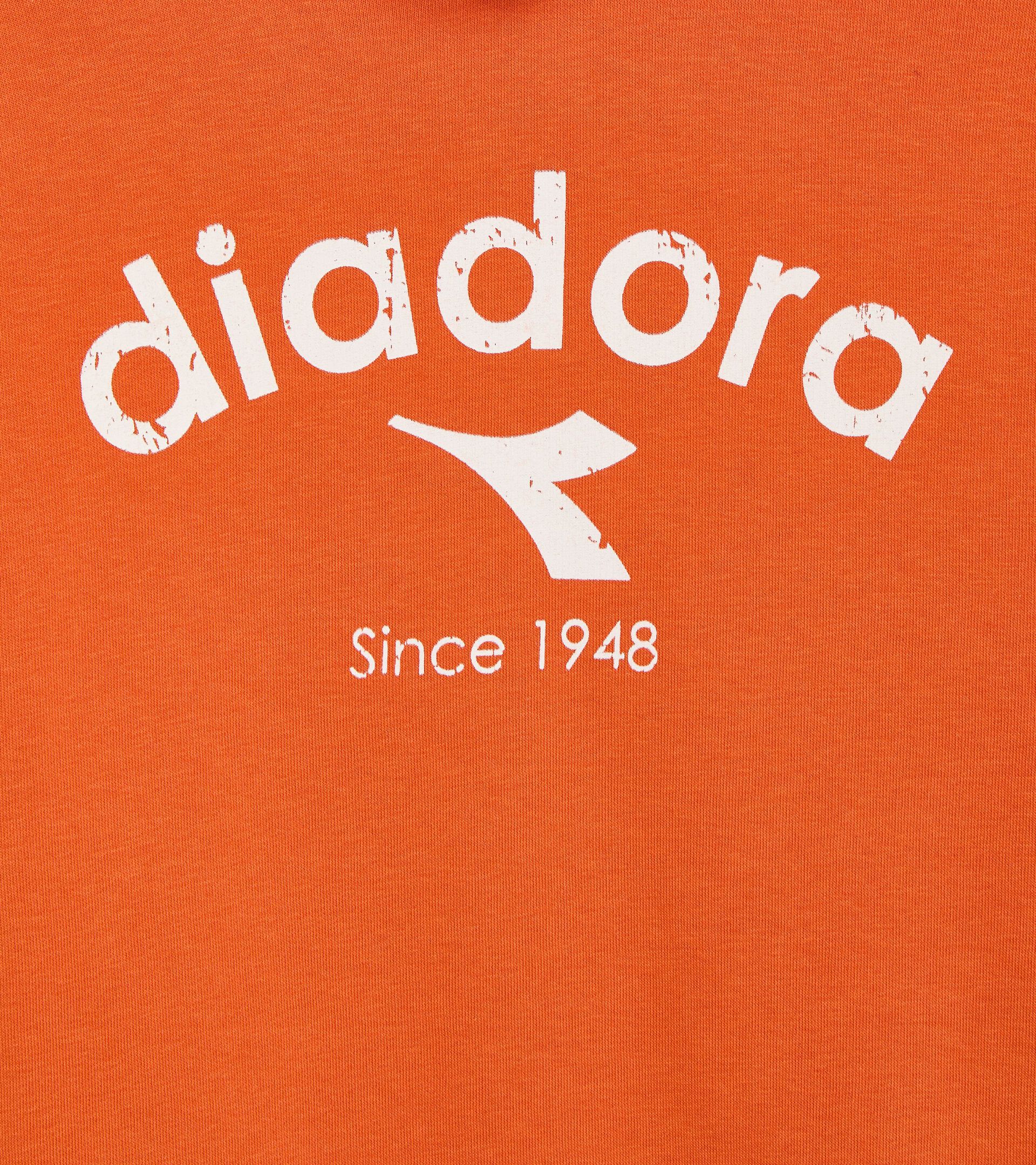 Hoodie - Gender Neutral HOODIE ATHL. LOGO PUREED PUMPKIN - Diadora