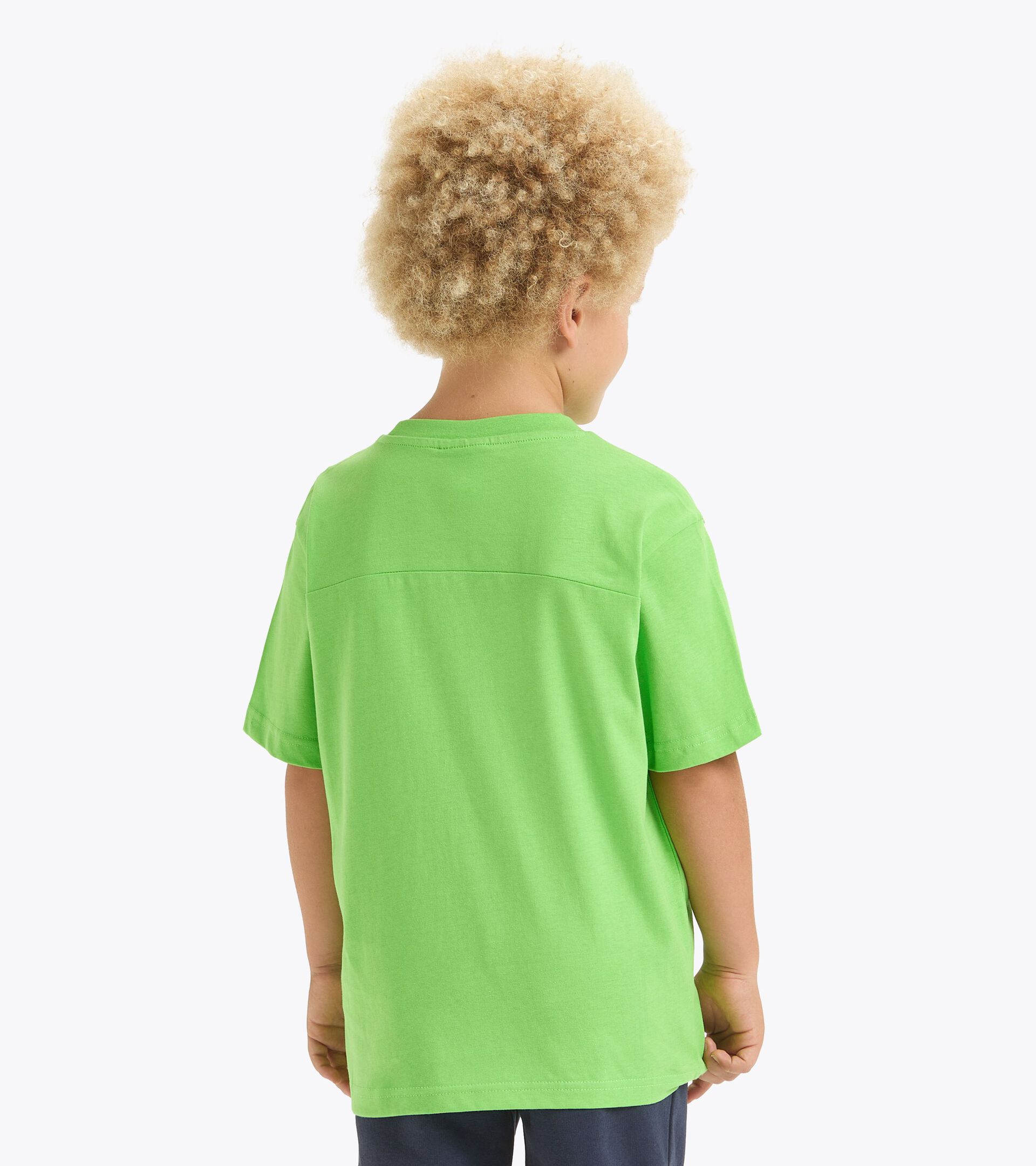 T-shirt sportiva - Bambino JB. T-SHIRT SS NEON VERDE GELSOMINO VIVO - Diadora