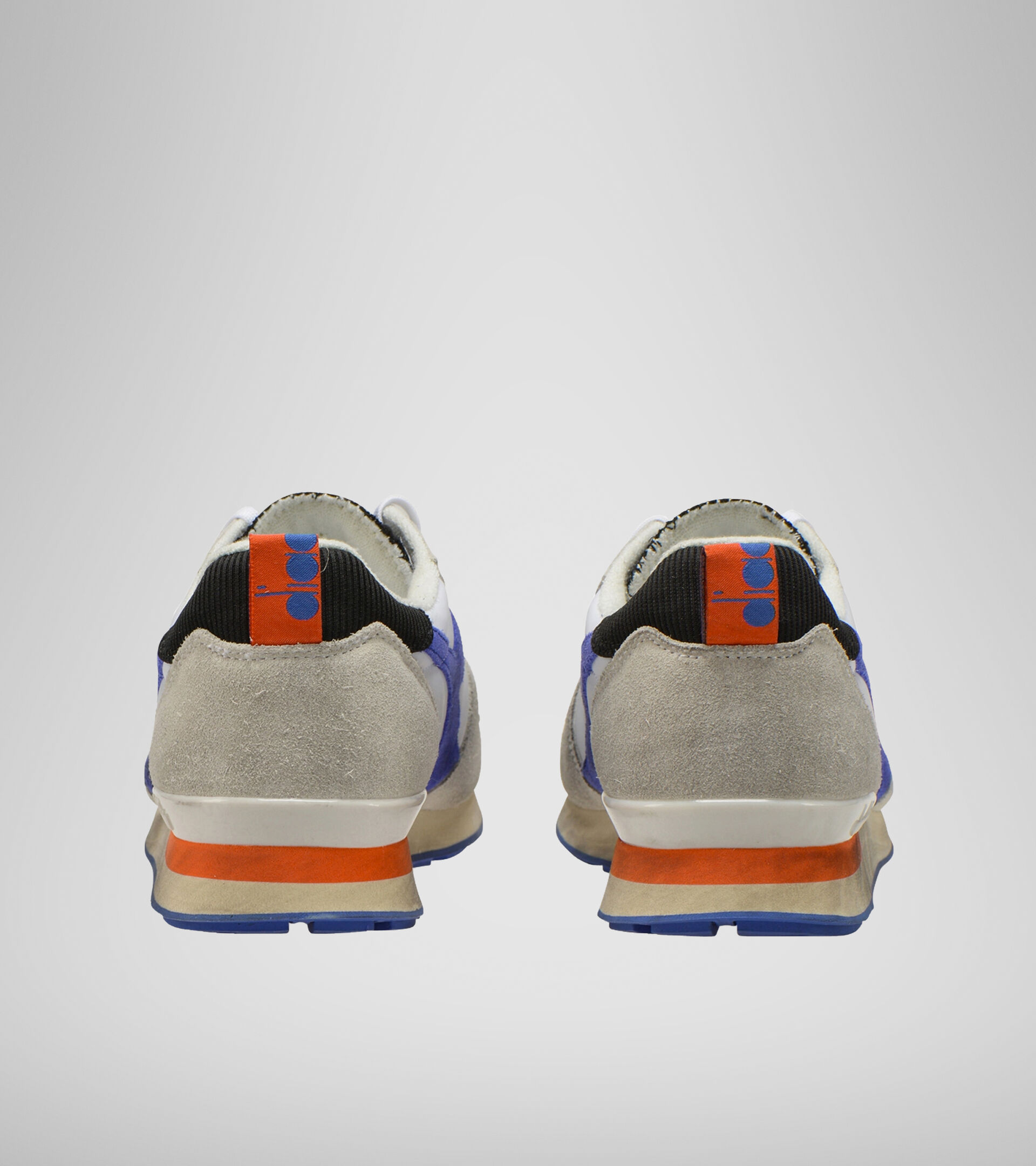 Footwear Sportswear UNISEX CAMARO ICONA WHITE/AMPARO BLUE/ORANGEADE Diadora