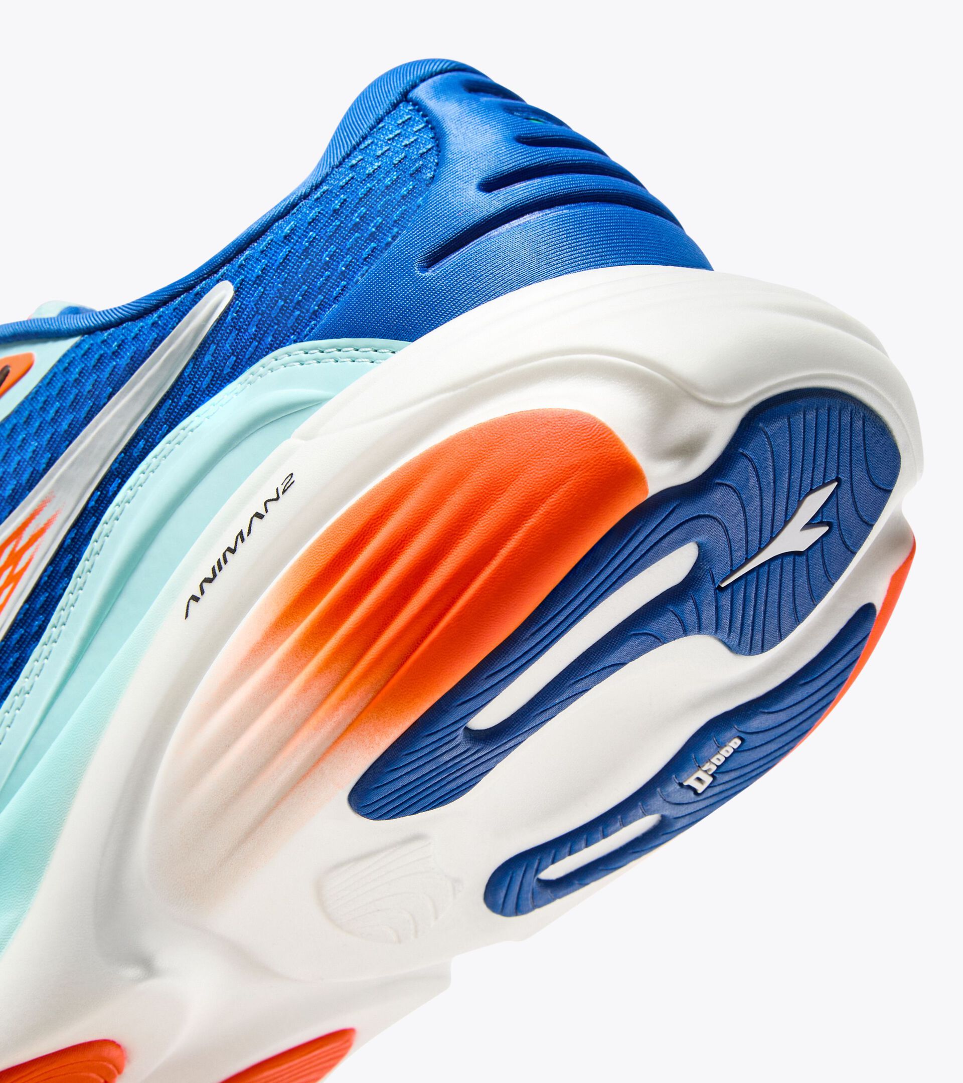 Made in Italy running shoe - Lightness and cushioning - All-Gender ATOMO STAR BLUE LAPIS/SPA RETREAT/WHITE - Diadora