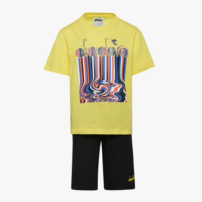 JB. SET SS LOGO DRIP, CELANDINE, large