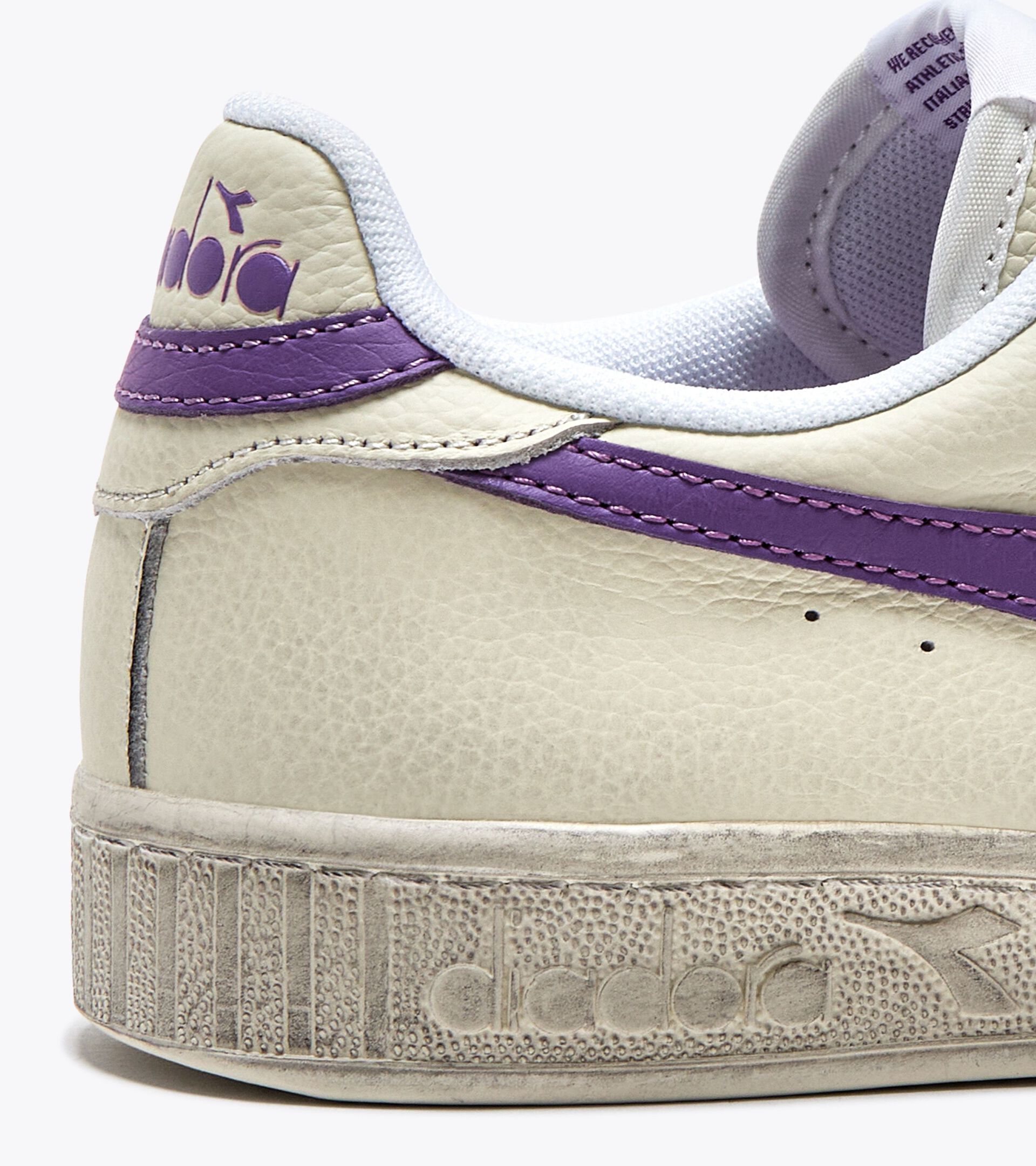 Sneaker sportiva - Per ogni genere GAME L LOW WAXED BIANCO/VIOLA CHICCO - Diadora