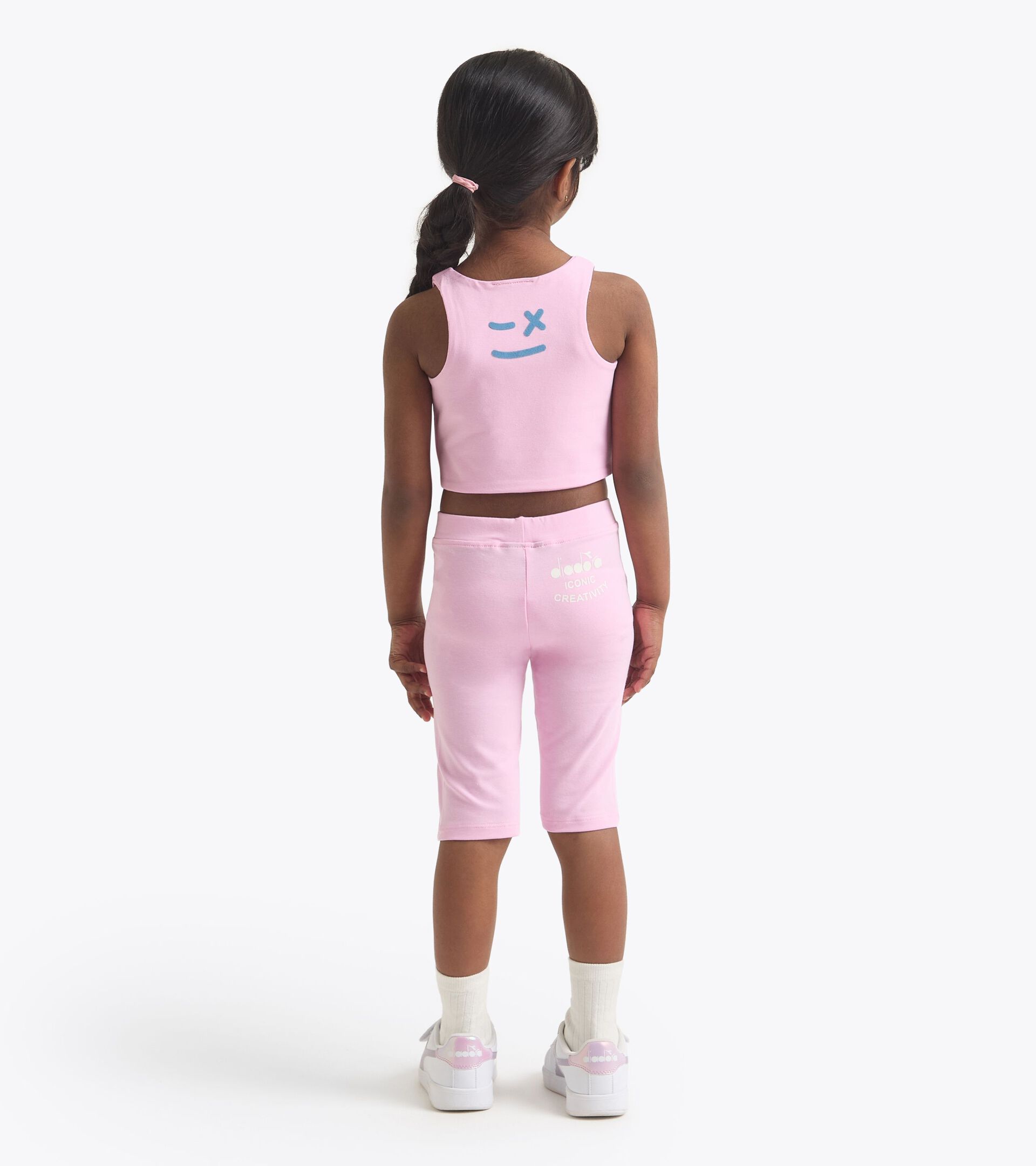 Conjunto - Corte cómodo - Niña JG. SET CYCLIST TD APENAS ROSA - Diadora