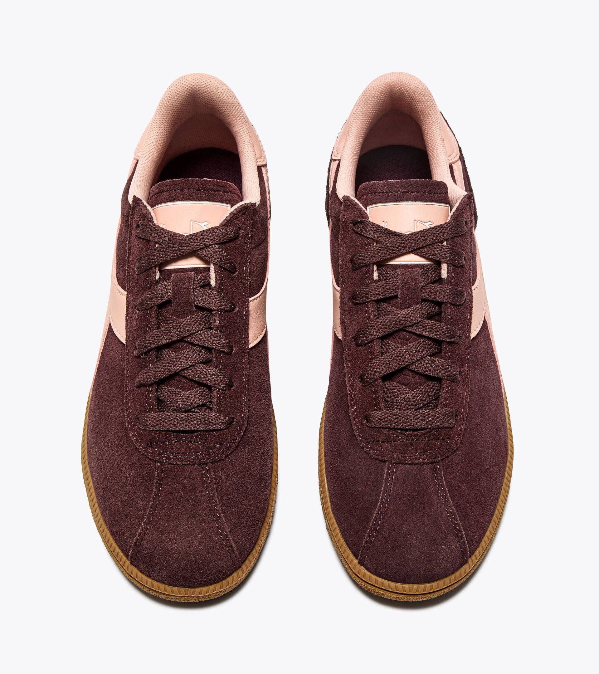 Zapatilla de piel - Para todos los géneros TOKYO VIOLA CIOCCOLATO/ROSA NUVOLA - Diadora