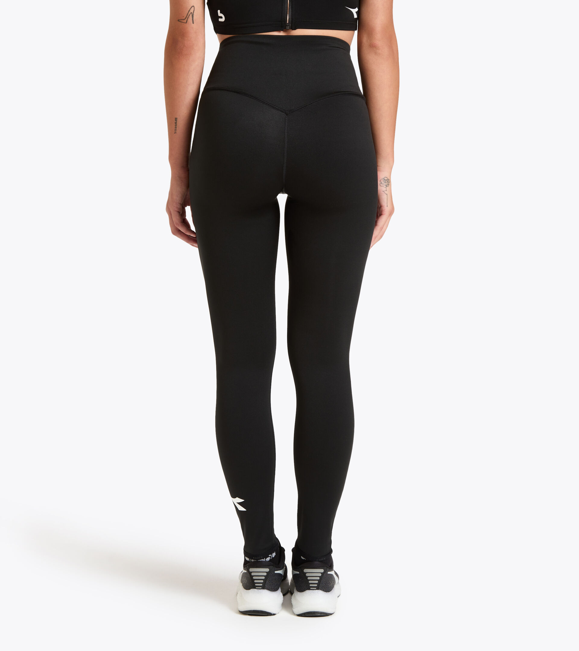 Running leggings - Women L. HW RUNNING TIGHTS BUDDYFIT BLACK - Diadora