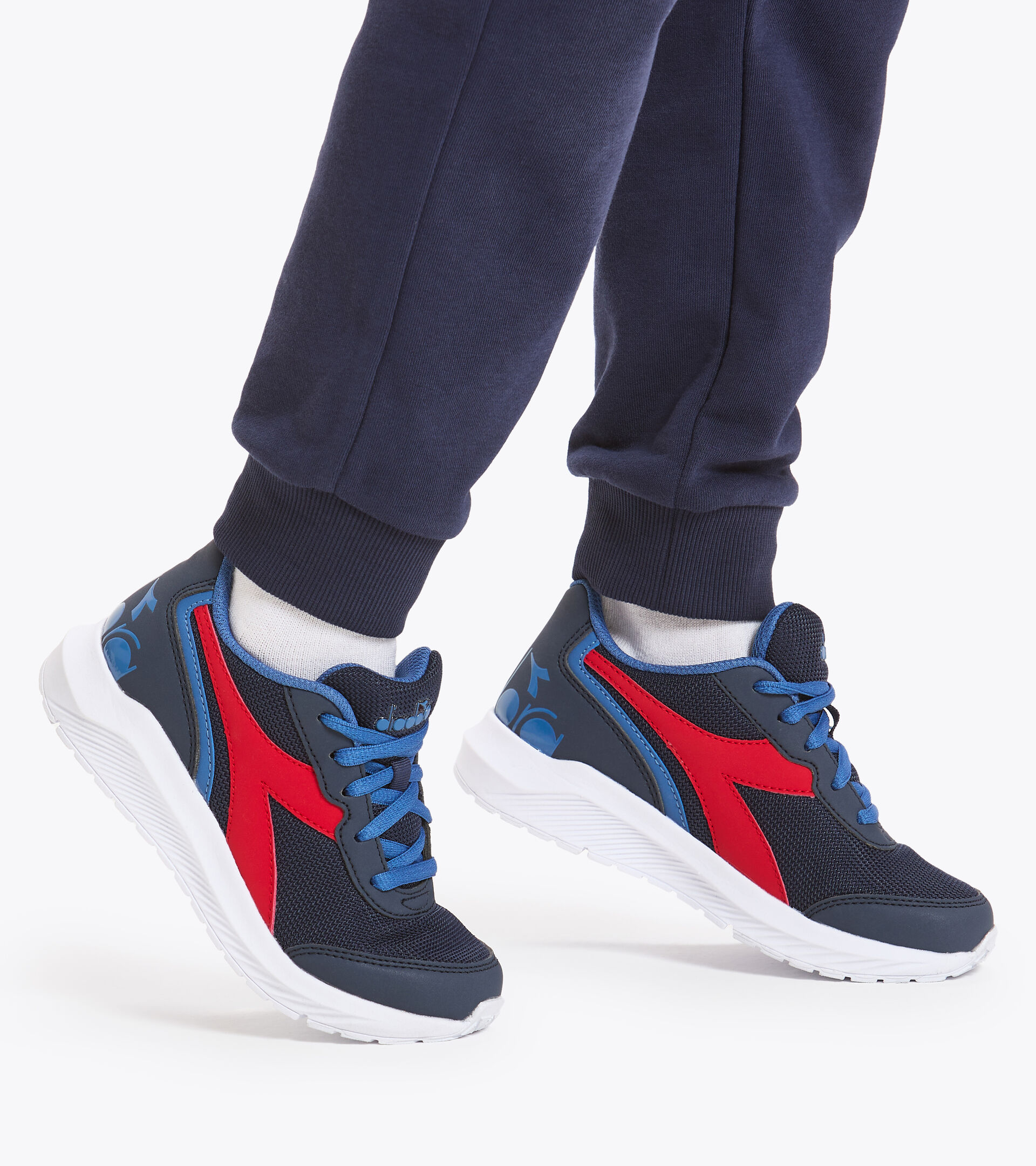 Running shoe - Kids FALCON JR BLUE CORSAIR/FEDERDAL BLUE - Diadora