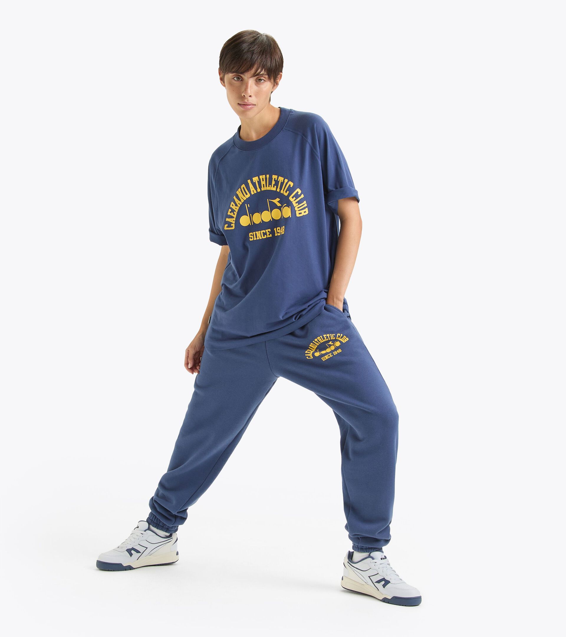 Pantaloni sportivi - Gender Neutral  JOGGER PANT 1948 ATHL. CLUB BLU OCEANA - Diadora