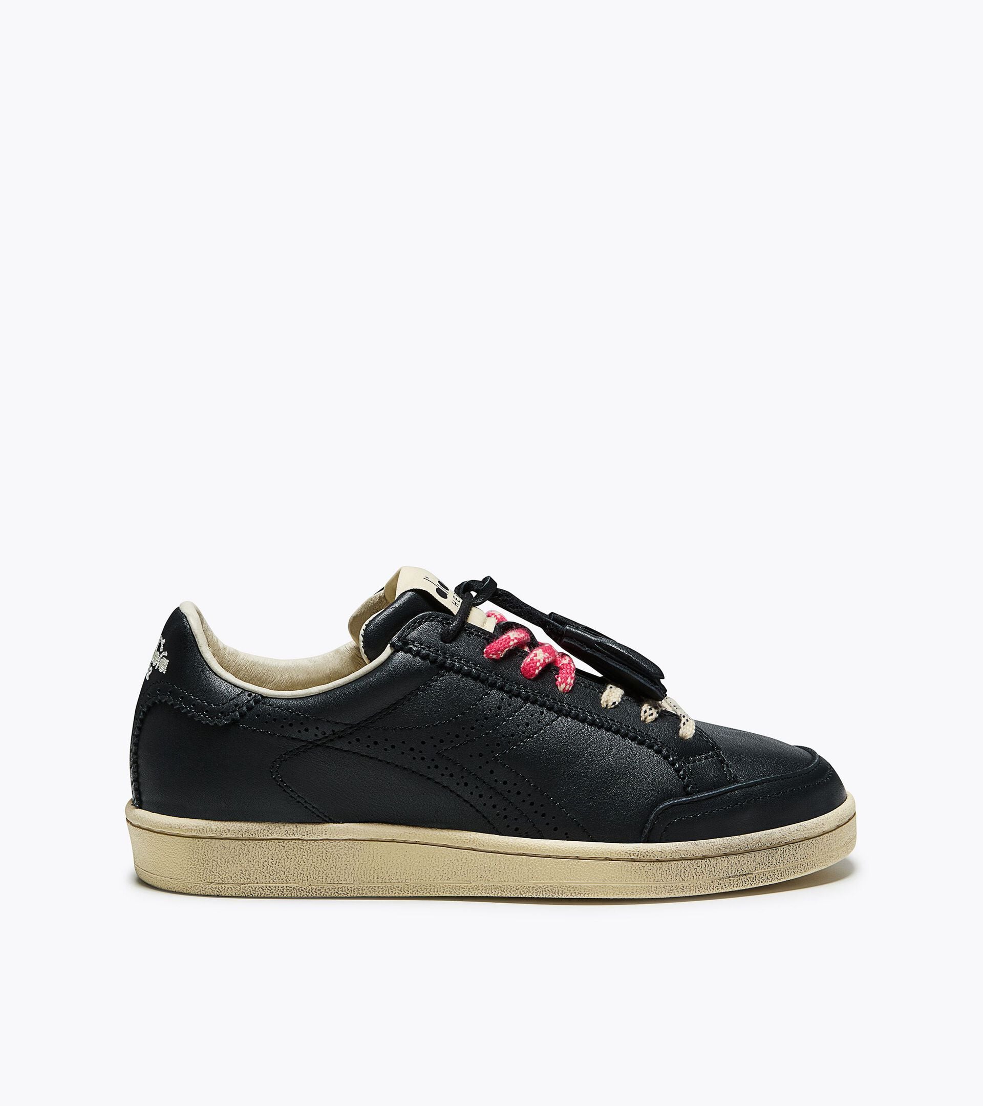 Zapatilla Heritage de piel - Made in Italy - Mujer PRESTIGE BROGUE ITALIA WN NEGRO - Diadora