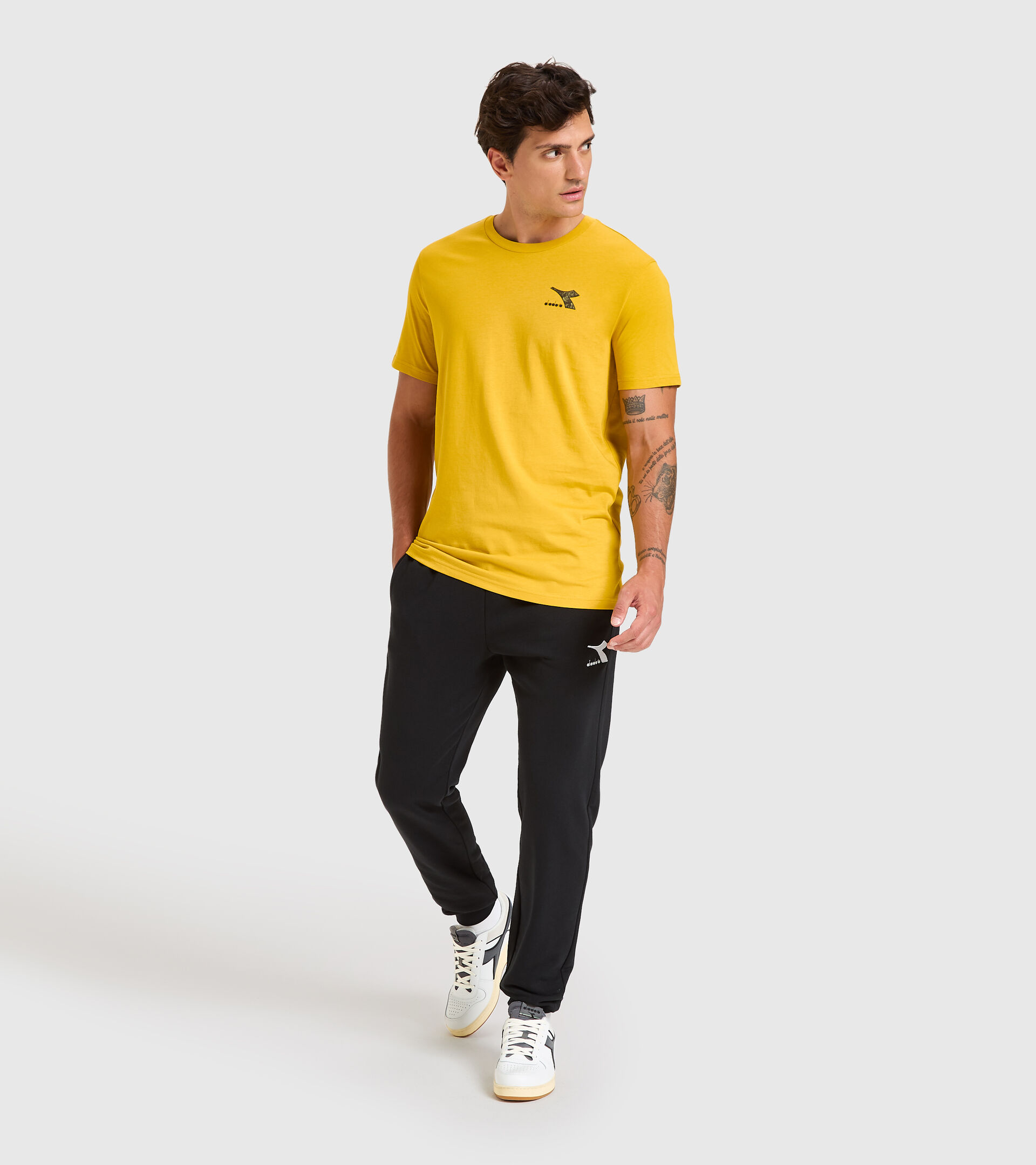 T-shirt - Men T-SHIRT SS CHROMIA TAWNY OLIVE - Diadora