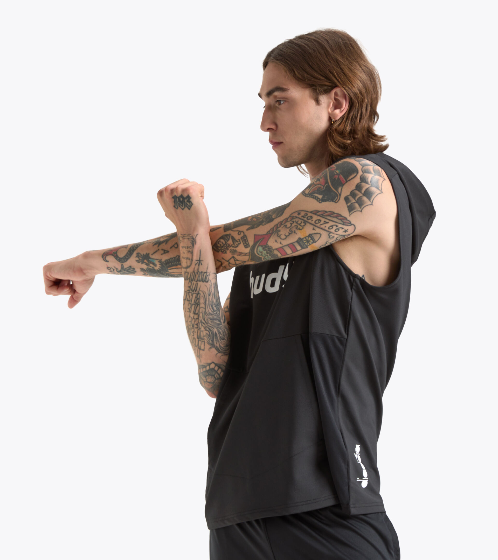 Chaleco de entrenamiento - Hombre HD SL T-SHIRT BUDDYFIT NEGRO - Diadora