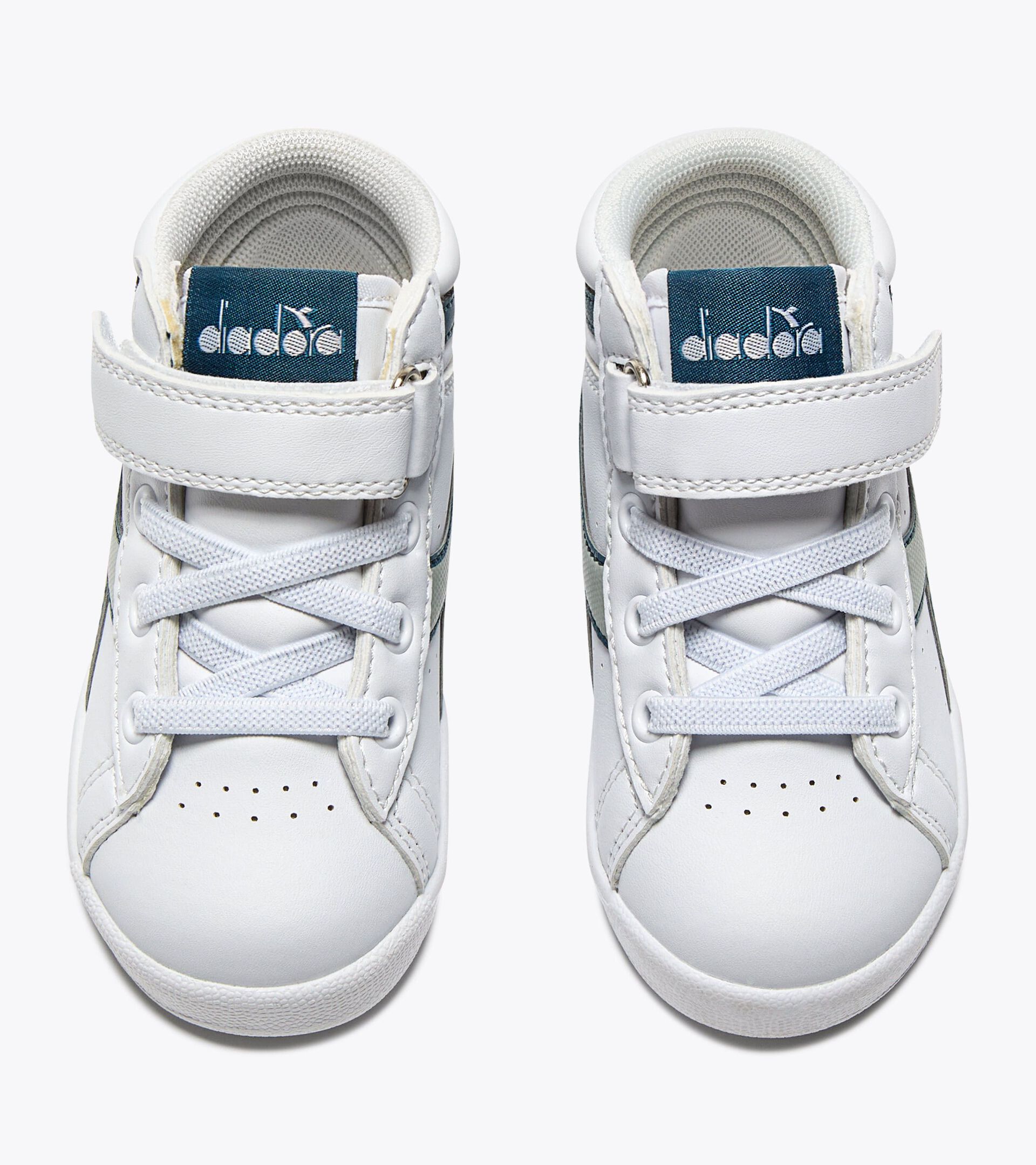 Sports shoes - Toddlers 1-4 years GAME P HIGH TD WHITE /BELGIAN BLOCK - Diadora
