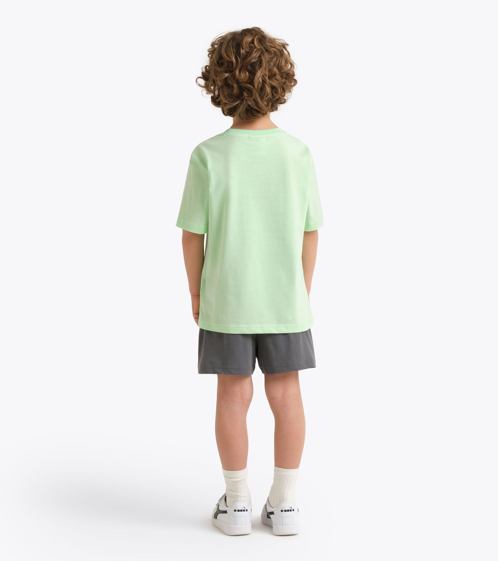 Conjunto deportivo - Camiseta y pantal&oacute;n corto - Ni&ntilde;o JB. SET  ESS. SPORTS I SS VERDE PATINA - Diadora