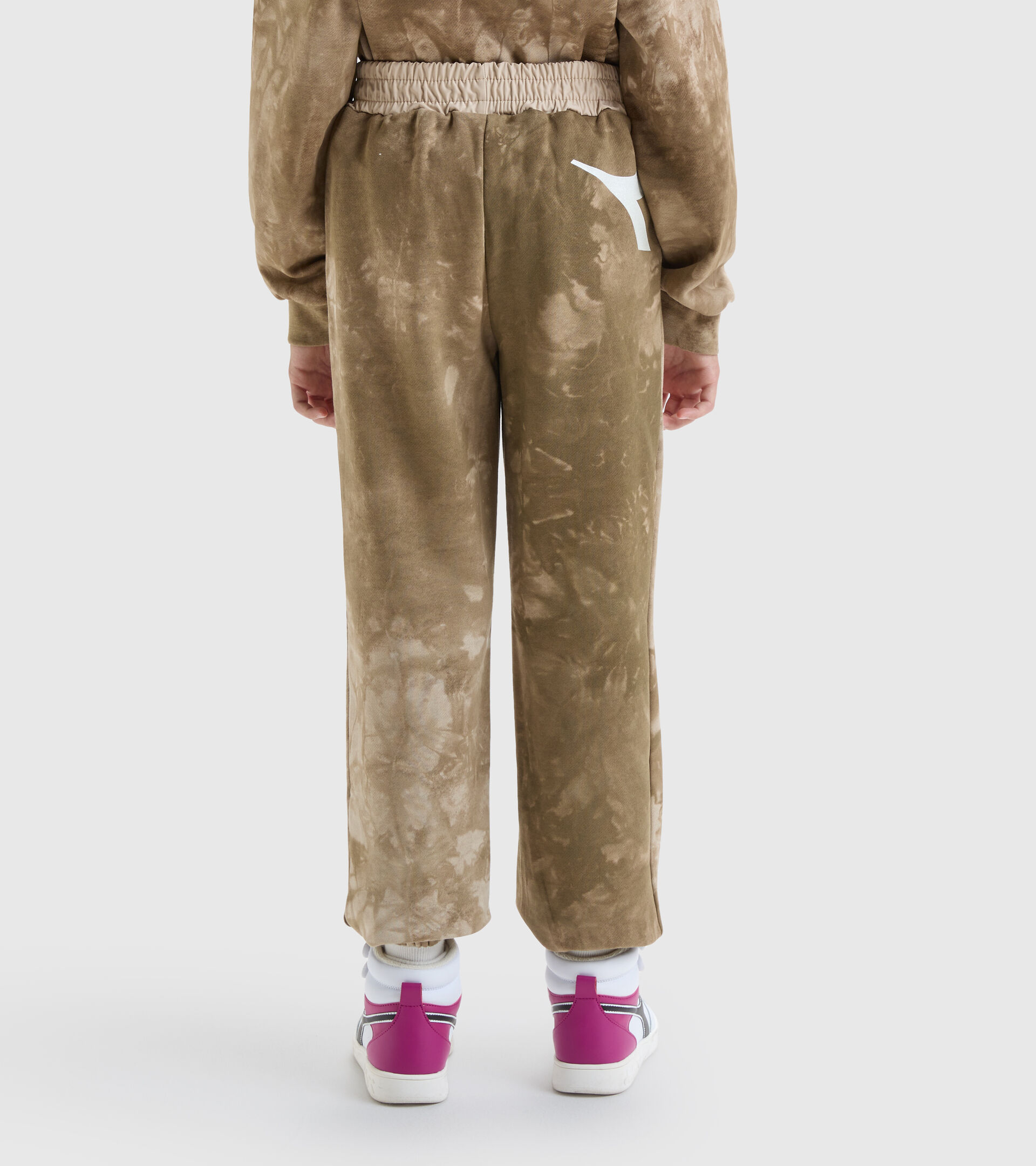 Tracksuit tie-dye sweatpants - Girl JG.PANTS CUFF AO D NEUTRO(00001) - Diadora