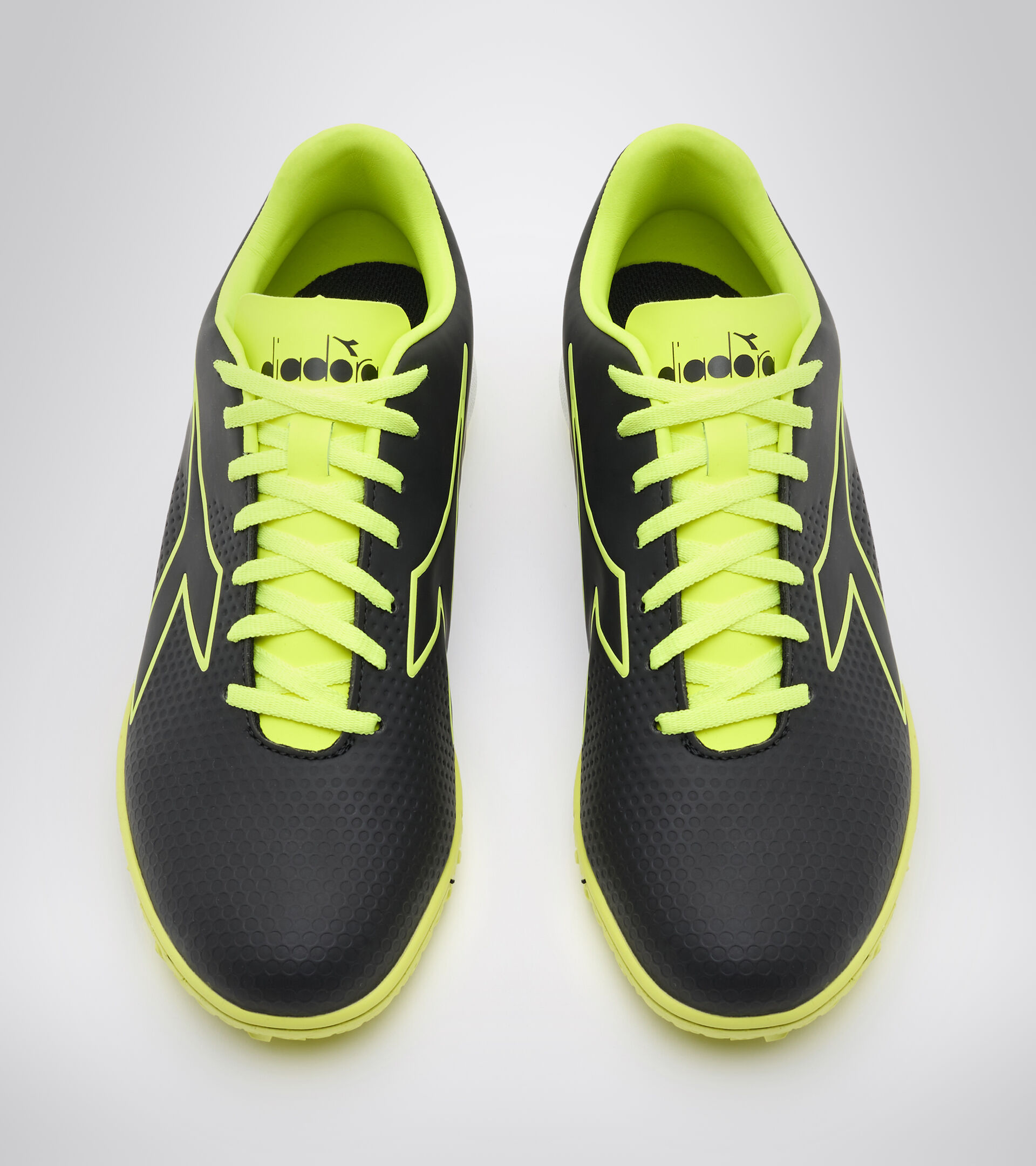 Firm ground football boots PICHICHI 4 TFR BLACK/FLUO YELLOW DIADORA - Diadora