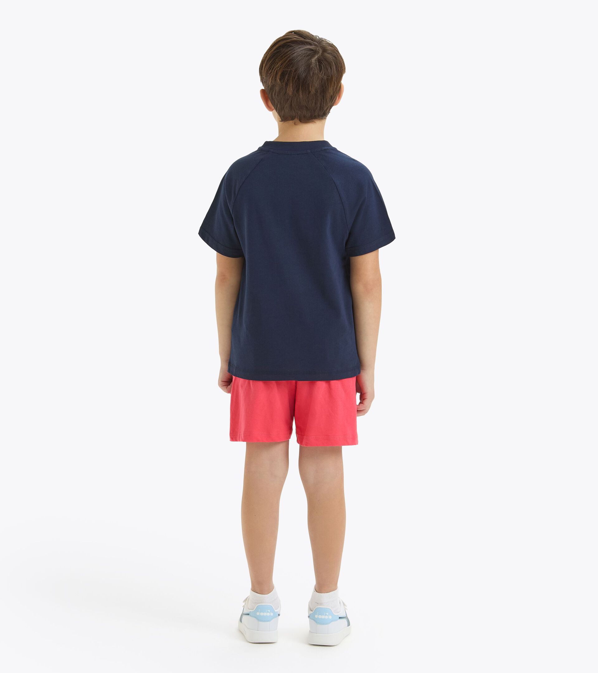 Conjunto deportivo - Camiseta y pantalones cortos - Unisex - Niños/niñas y adolescentes JU. SET SS CORE AZUL CHAQUETON - Diadora