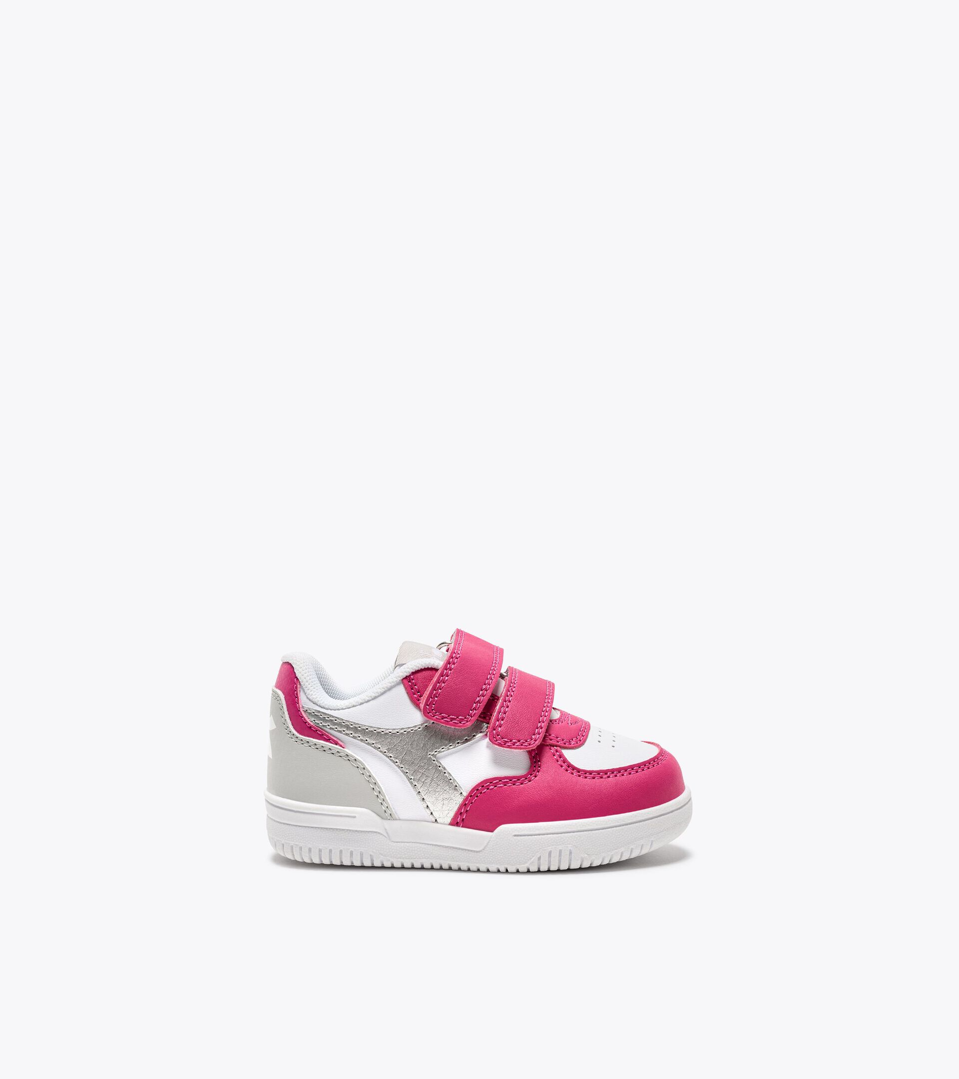 Sports shoes - Toddlers 1-4 years RAPTOR LOW TD PINK YARROW/SILVER - Diadora