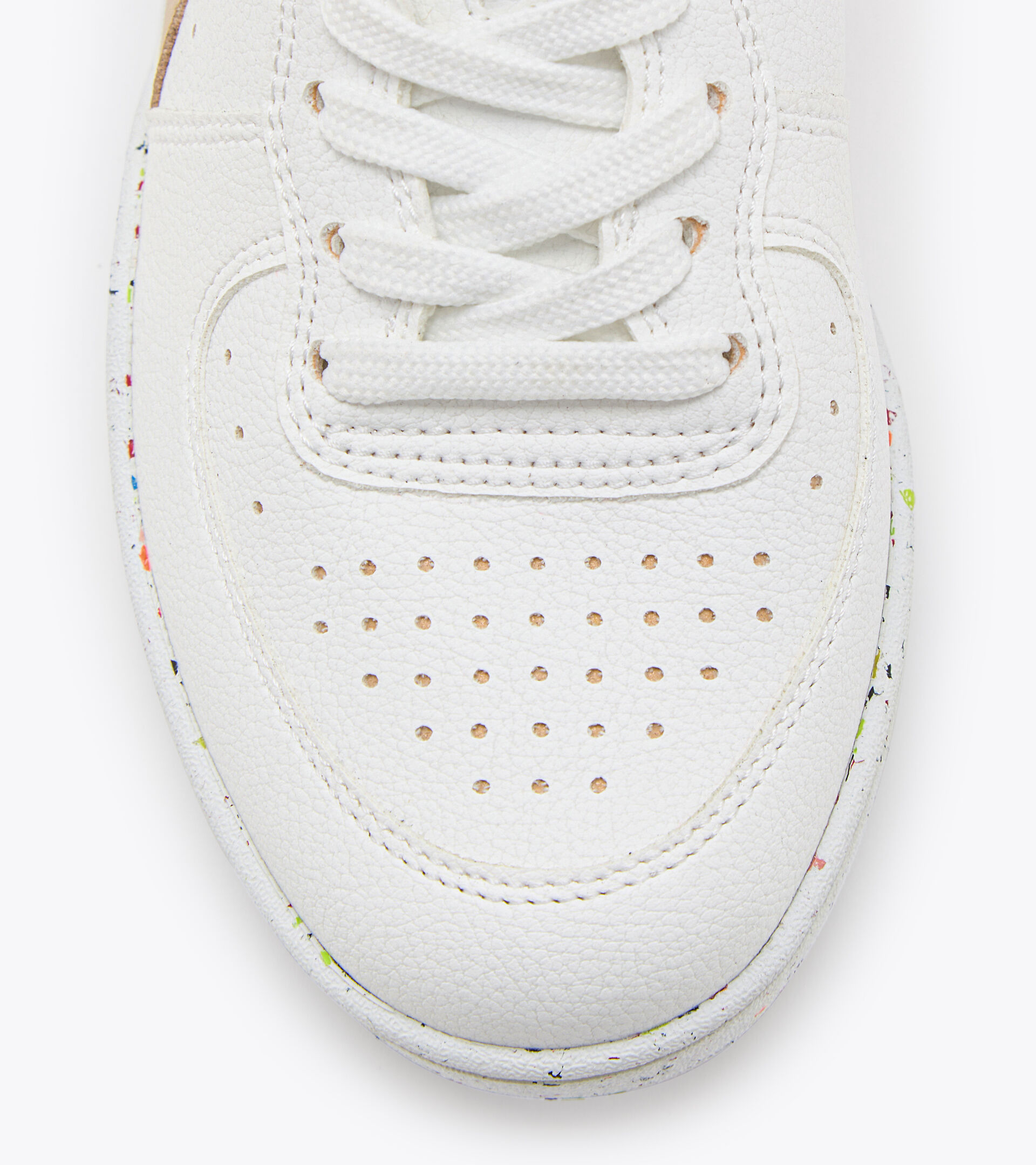 Heritage shoe - Unisex MI BASKET ROW CUT 2030 BIANCO/WARM SAND - Diadora