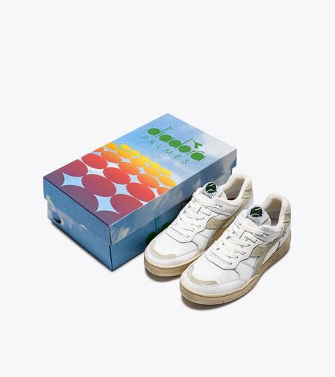 Heritage shoe - Made in Italy - All-Gender B.560 PALMES IT WHITE - Diadora