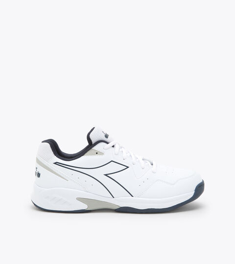 Tennis shoes - Men VOLEE 6 WHITE/BLUE CORSAIR/SILVER DD - Diadora