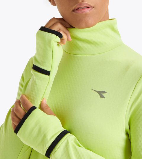 L. TURTLENECK WB WINTER PROTECTION, SHADOW LIME Turtleneck - Winter protection - Women’s L. TURTLENECK WB WINTER PROTECTION SHADOW LIME - Diadora