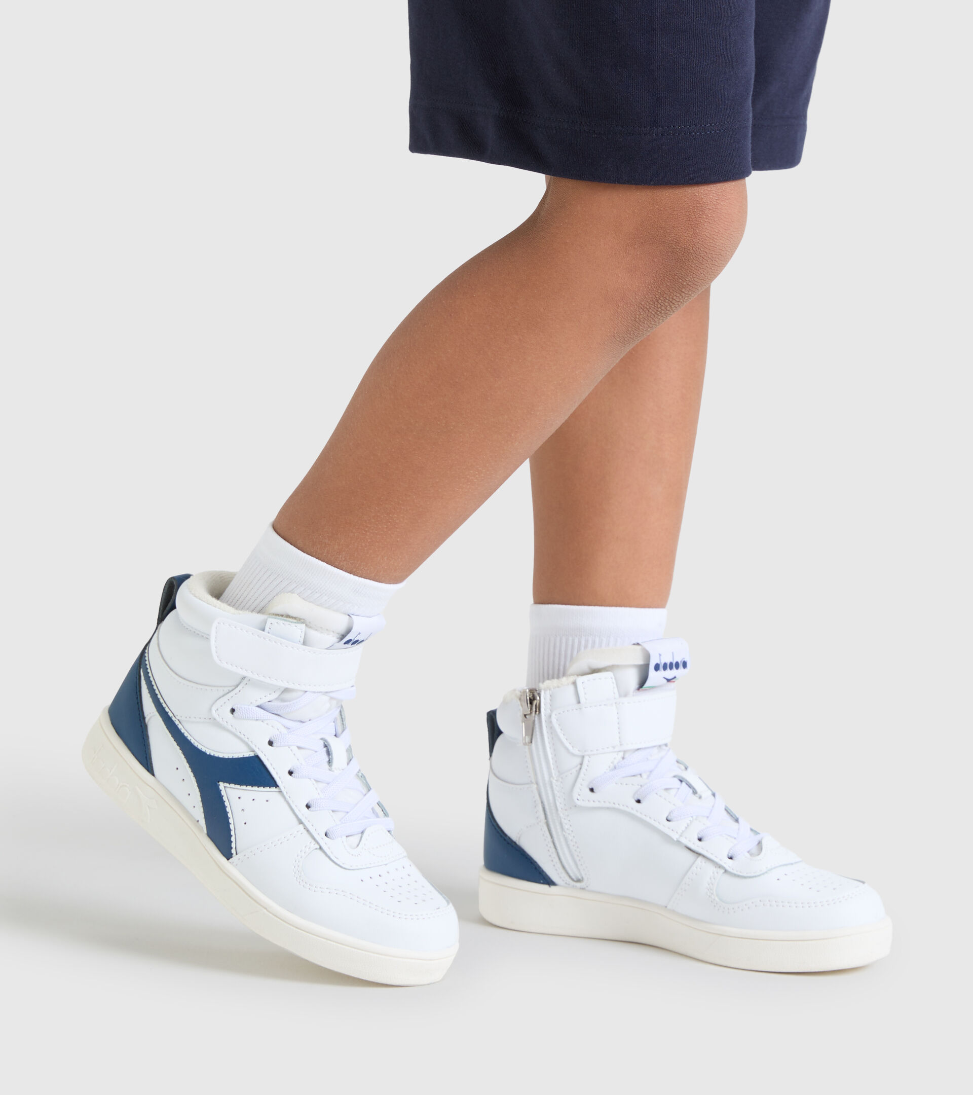 Zapatillas deportivas - Niños 4-8 años MAGIC BASKET MID PS BLANCO/POSEIDON - Diadora