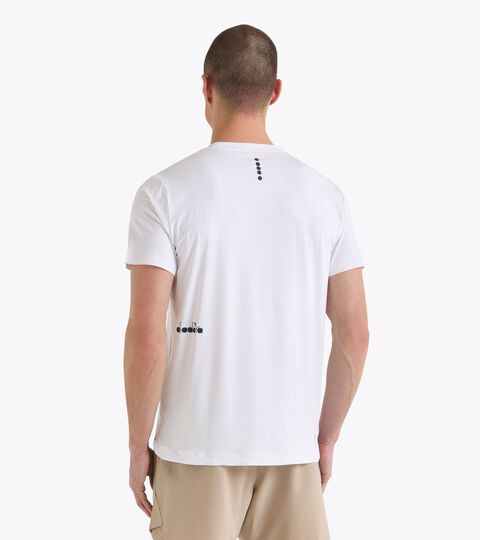 Tennis t-shirt - Competition - Men’s SS T-SHIRT ICON OPTICAL WHITE - Diadora
