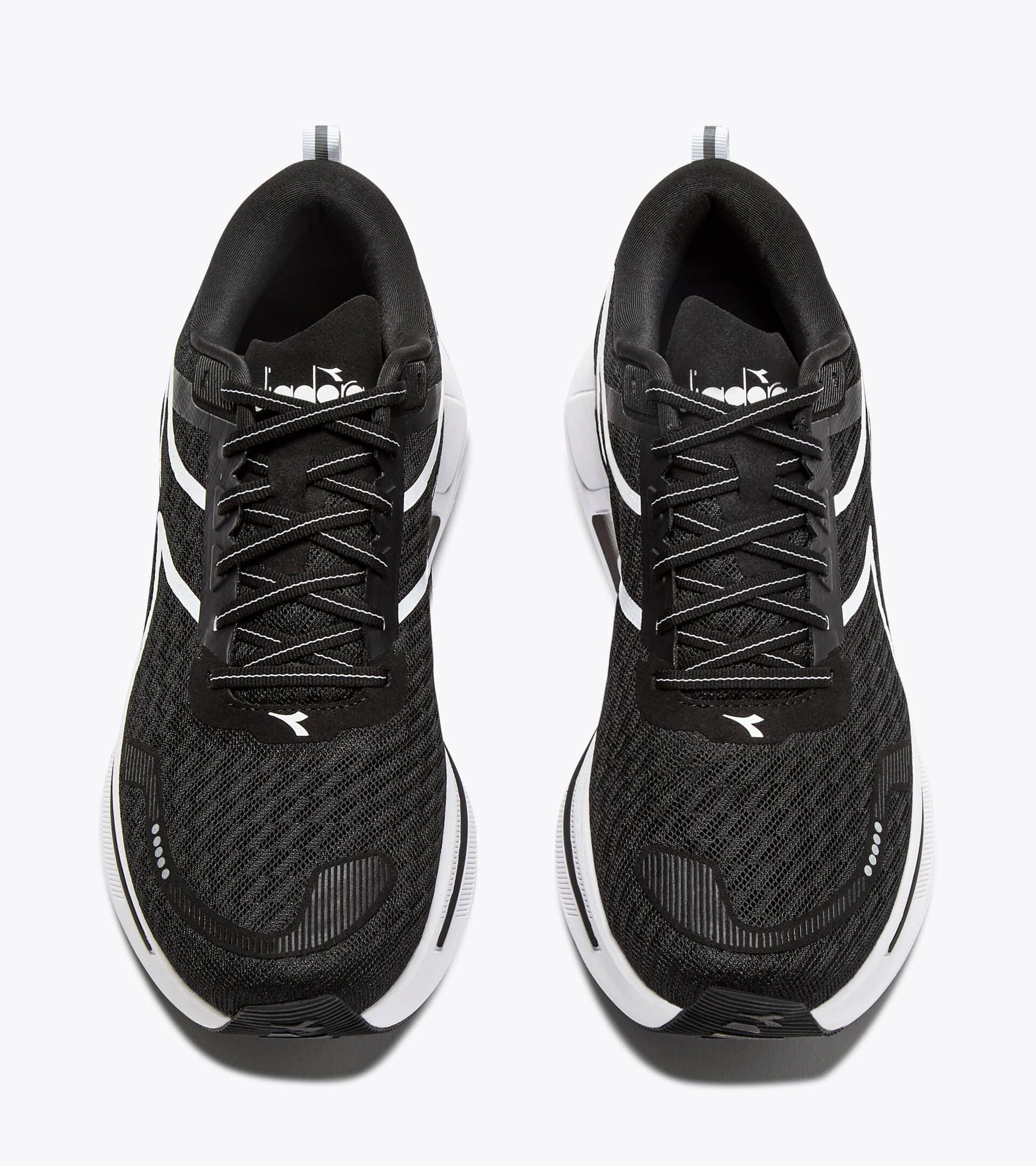 Neutral running shoe - Comfort and stability - Men&rsquo;s CELLULA 2 BLACK /WHITE - Diadora