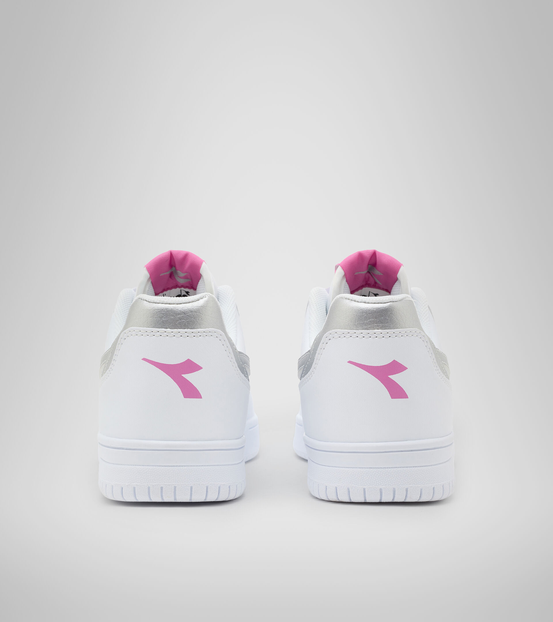 Footwear Sport BAMBINO RAPTOR LOW GS BIANCO/ARGENTO Diadora