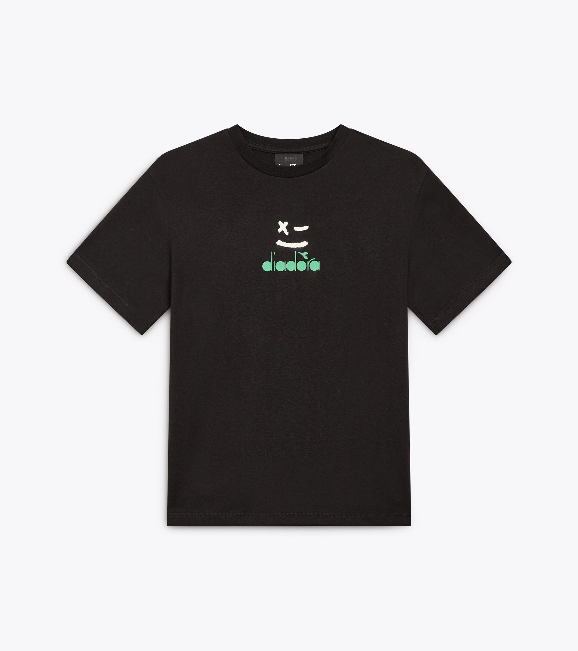 Tank - Boy JB. T-SHIRT SS SMILE LOGO BLACK - Diadora