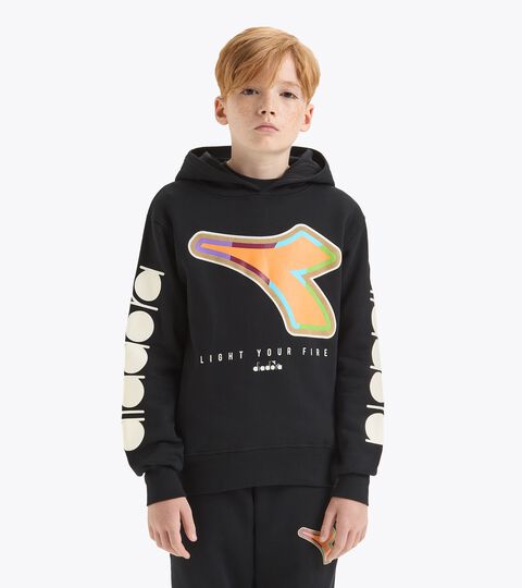 Hoodie - Boy JB.HOODIE BOLD LOGO BLACK - Diadora