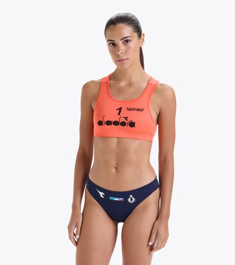 Sportliches Top - Italienische Beachvolleyball-Meisterschaft TOP GARA DONNA #1 CAMP. ITALIANO 23 ORANGEN - Diadora