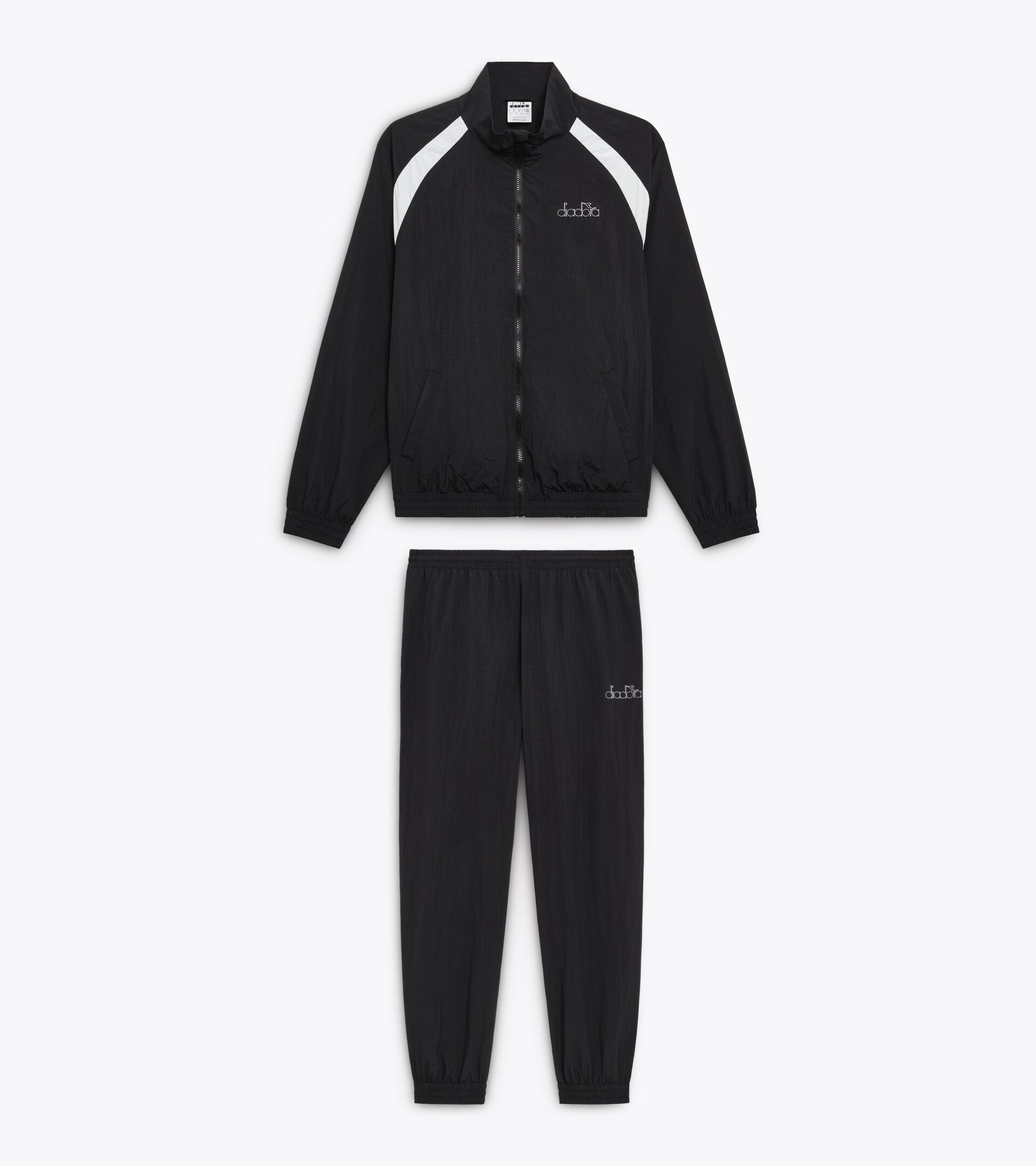 Surv&ecirc;tement de sport en ripstop - Pour tous les genres
 TRACKSUIT LOGO EXC. II NOIR - Diadora
