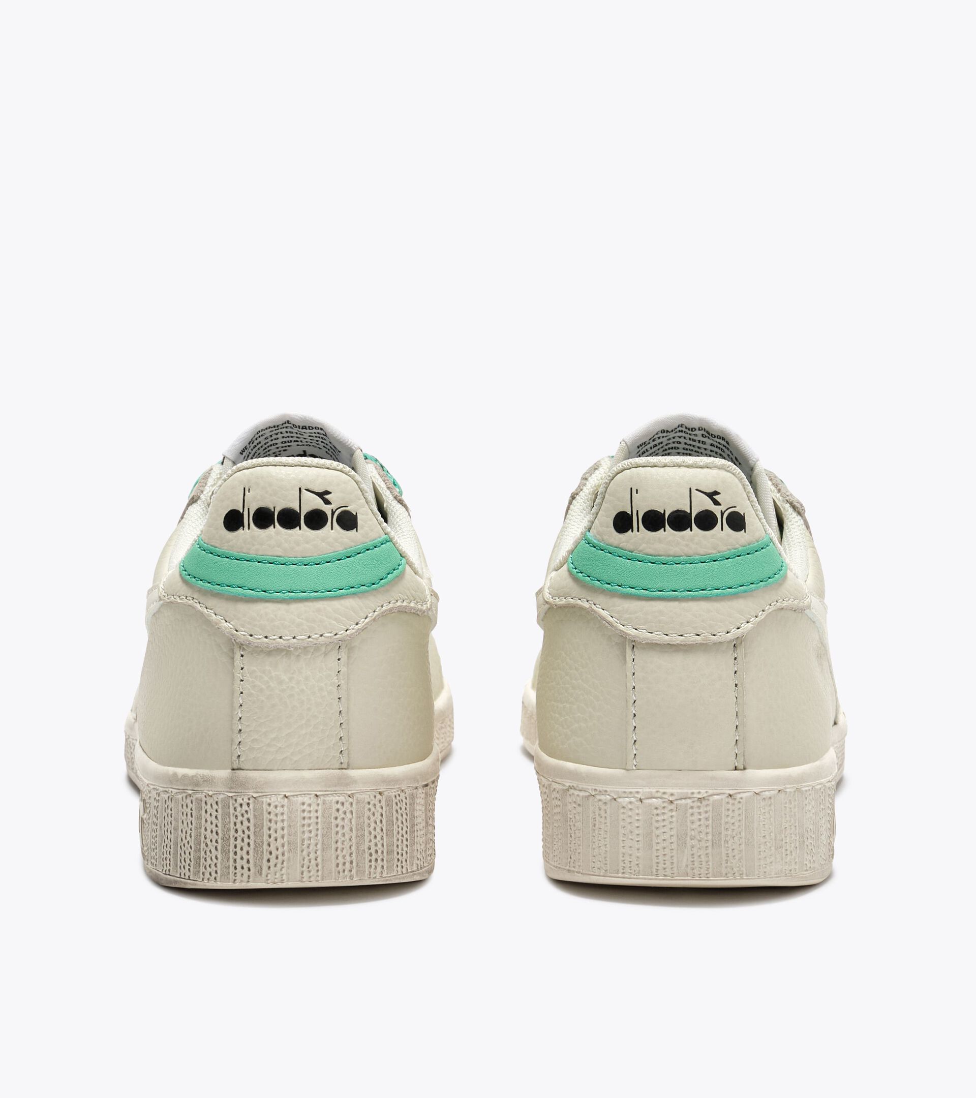 Sneakers r&eacute;tro-tennis - Femme
 GAME LOW WAXED PAISLEY WN BIANCO/CAPPUCCIO - Diadora