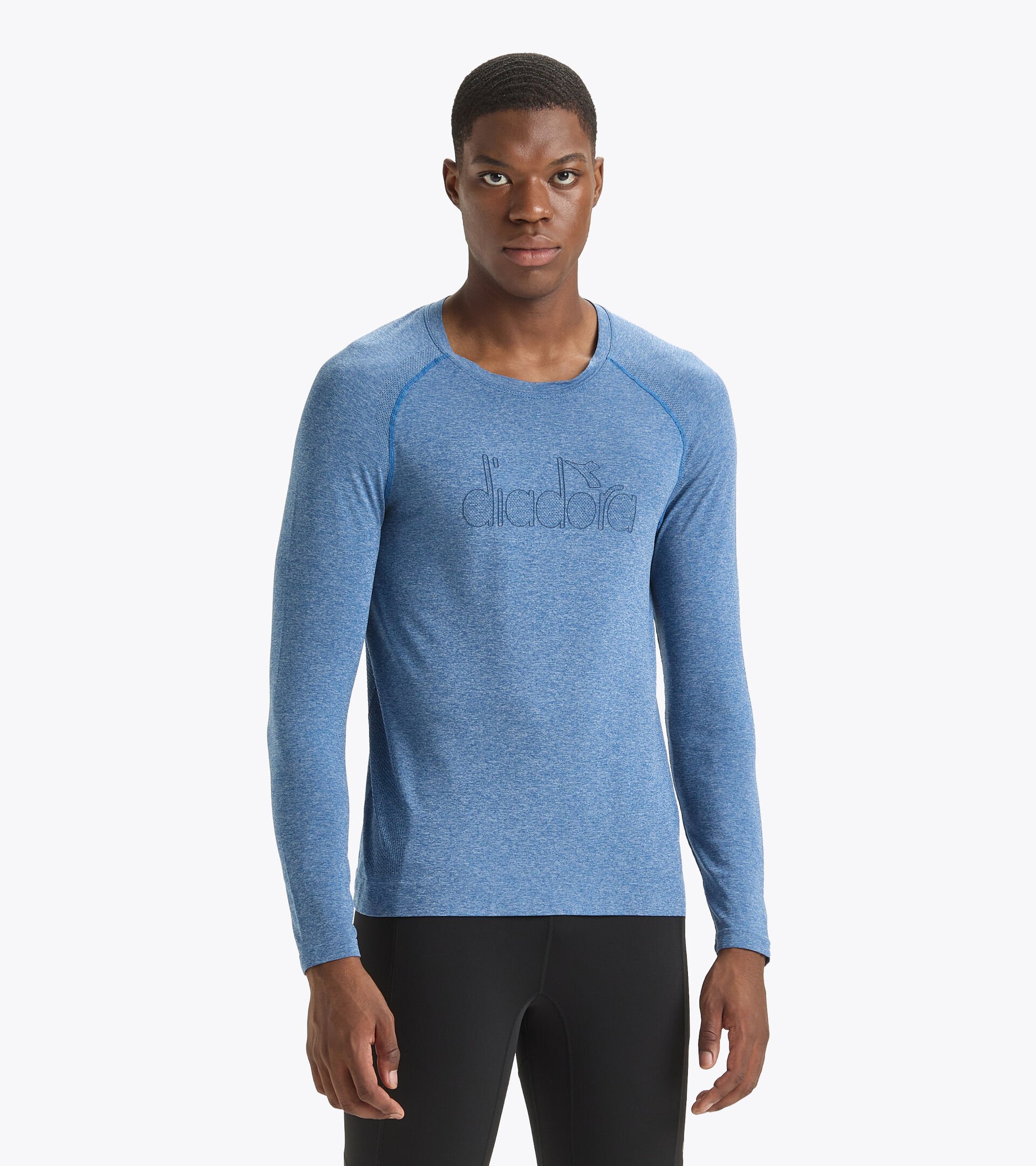 Long-sleeved thermal shirt - Men LS T-SHIRT SKIN FRIENDLY DUTCH BLUE - Diadora