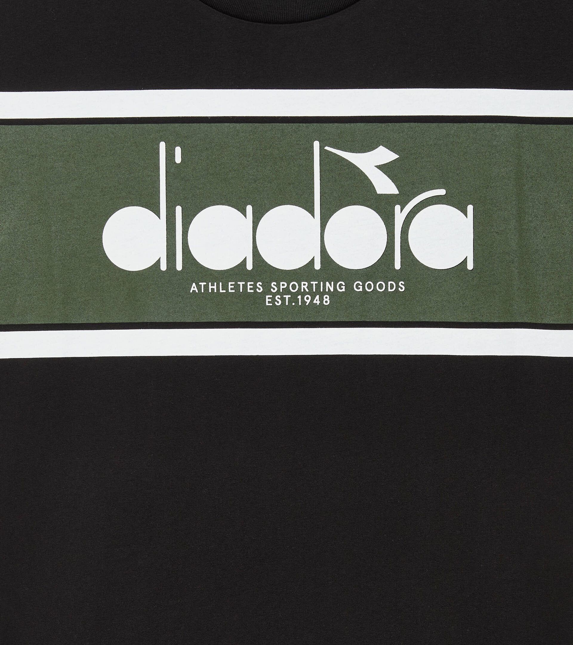 T-shirt - All-Gender T-SHIRT SS LOGO GREEN RIFLE - Diadora