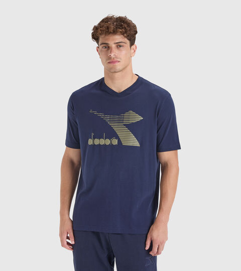 T-shirt en coton - Homme T-SHIRT SS DRIFT BLEU CABAN - Diadora