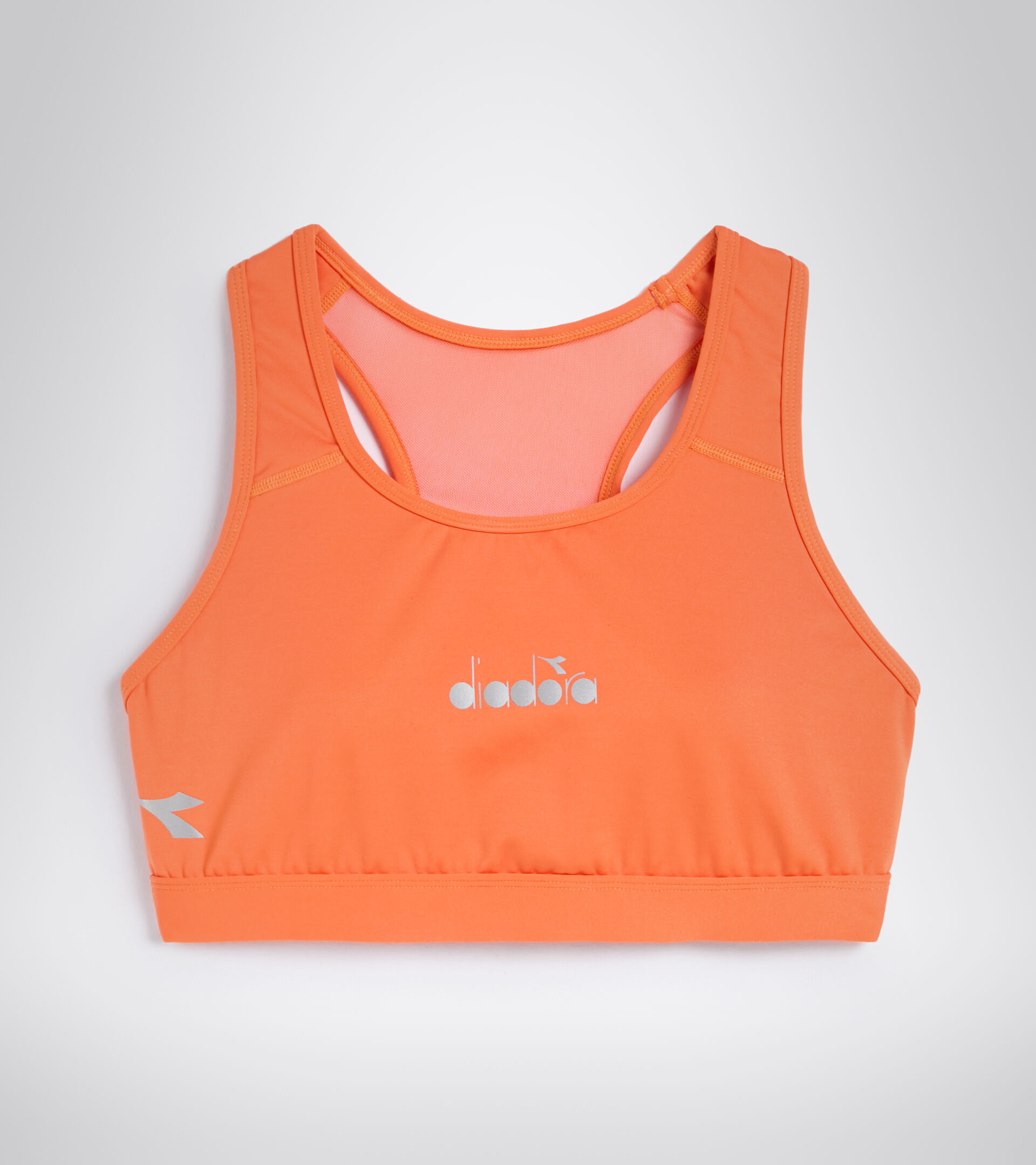 Medium support bra - Women L. MEDIUM BRA VERMILLION ORANGE - Diadora